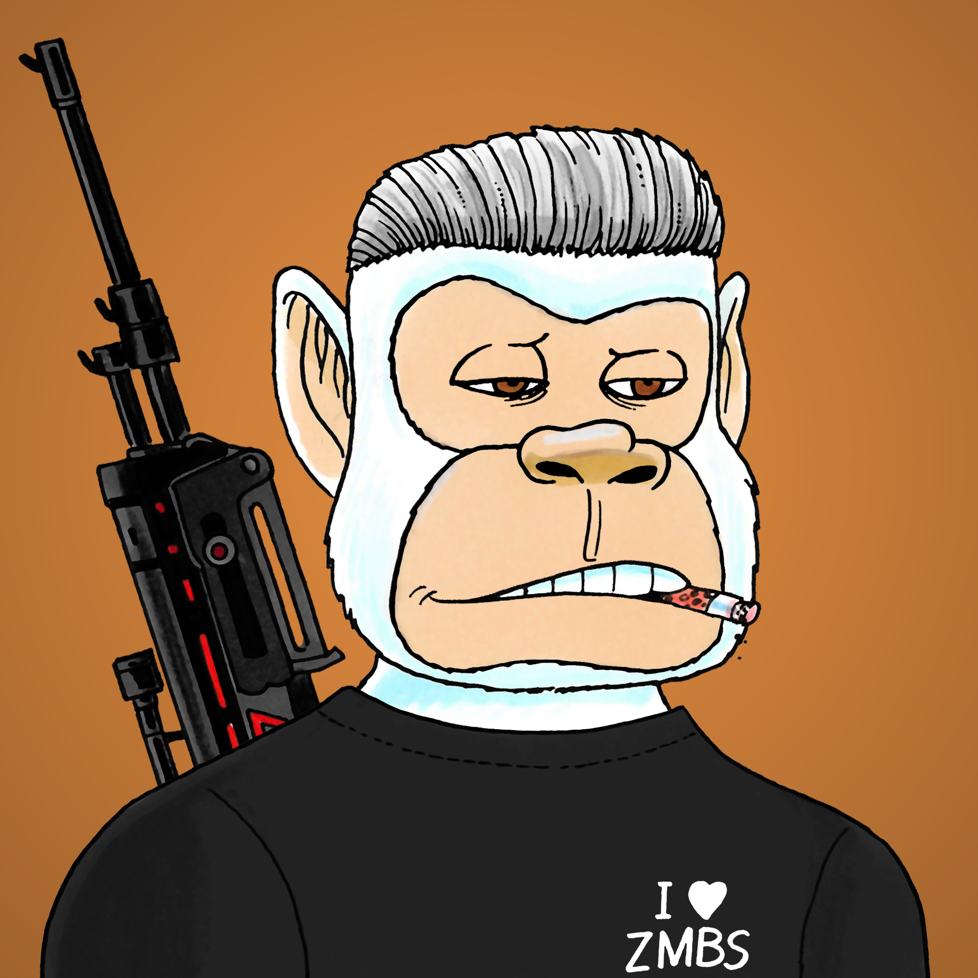 George Trosley - Jungle Freaks - Jungle Freak 1502 - NFT # 1502