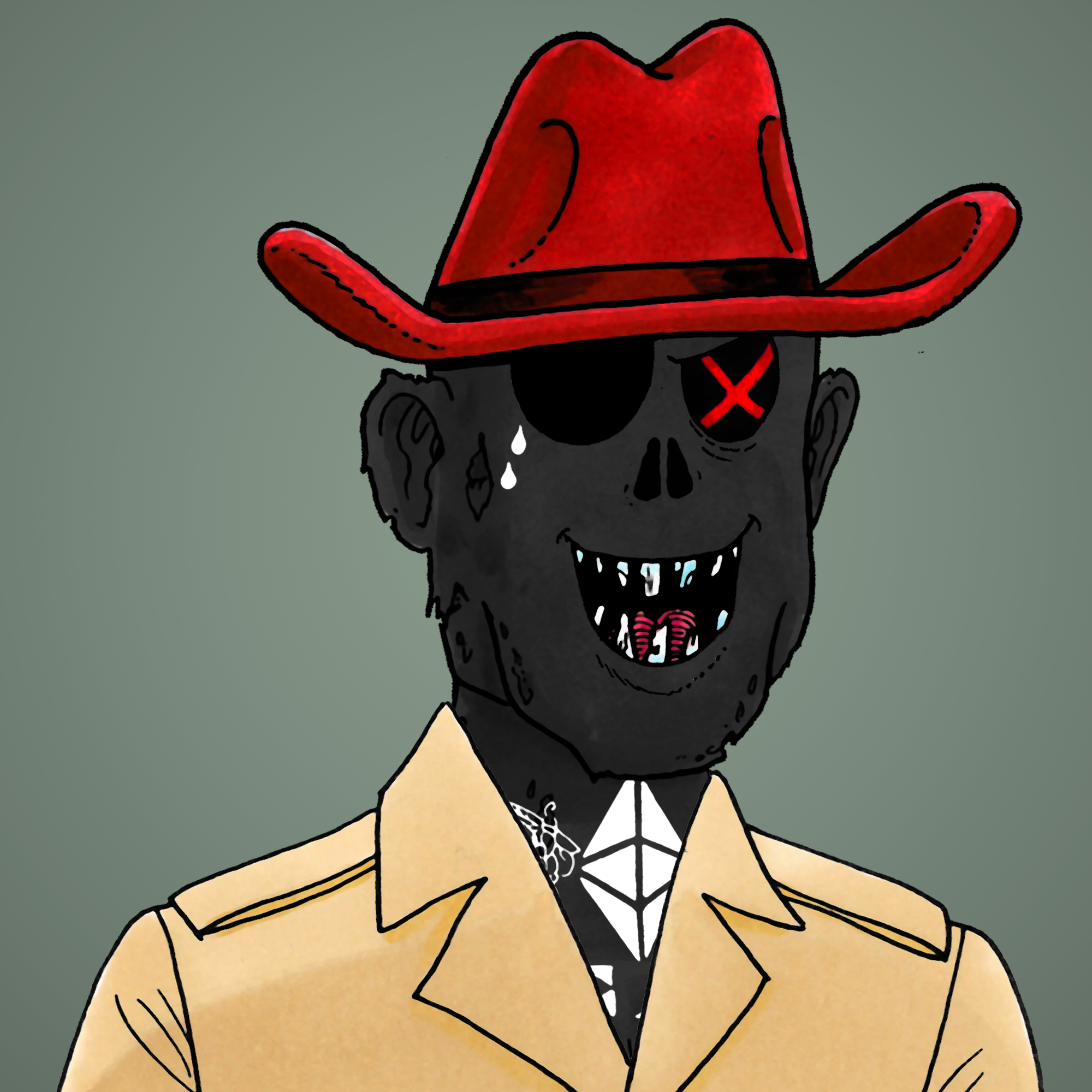 George Trosley - Jungle Freaks - Jungle Freak 1503 - NFT # 1503