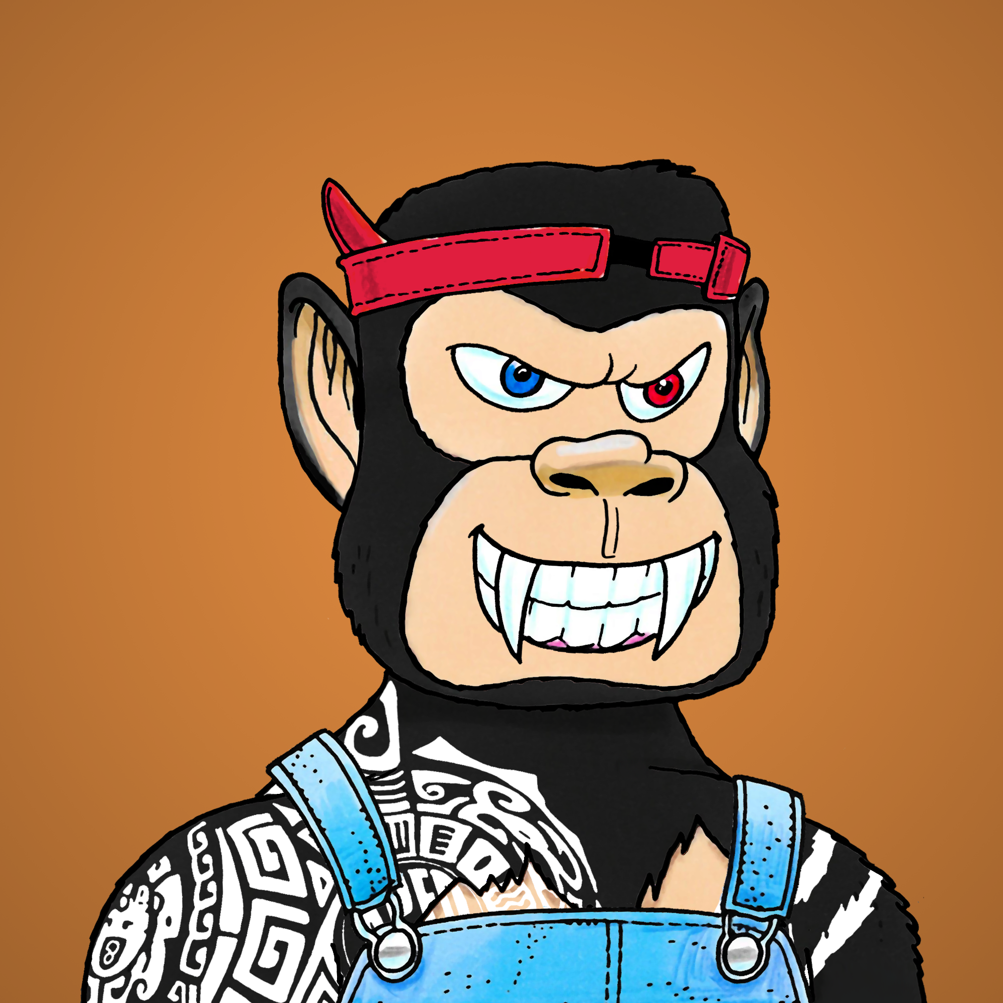 George Trosley - Jungle Freaks - Jungle Freak 1504 - NFT # 1504