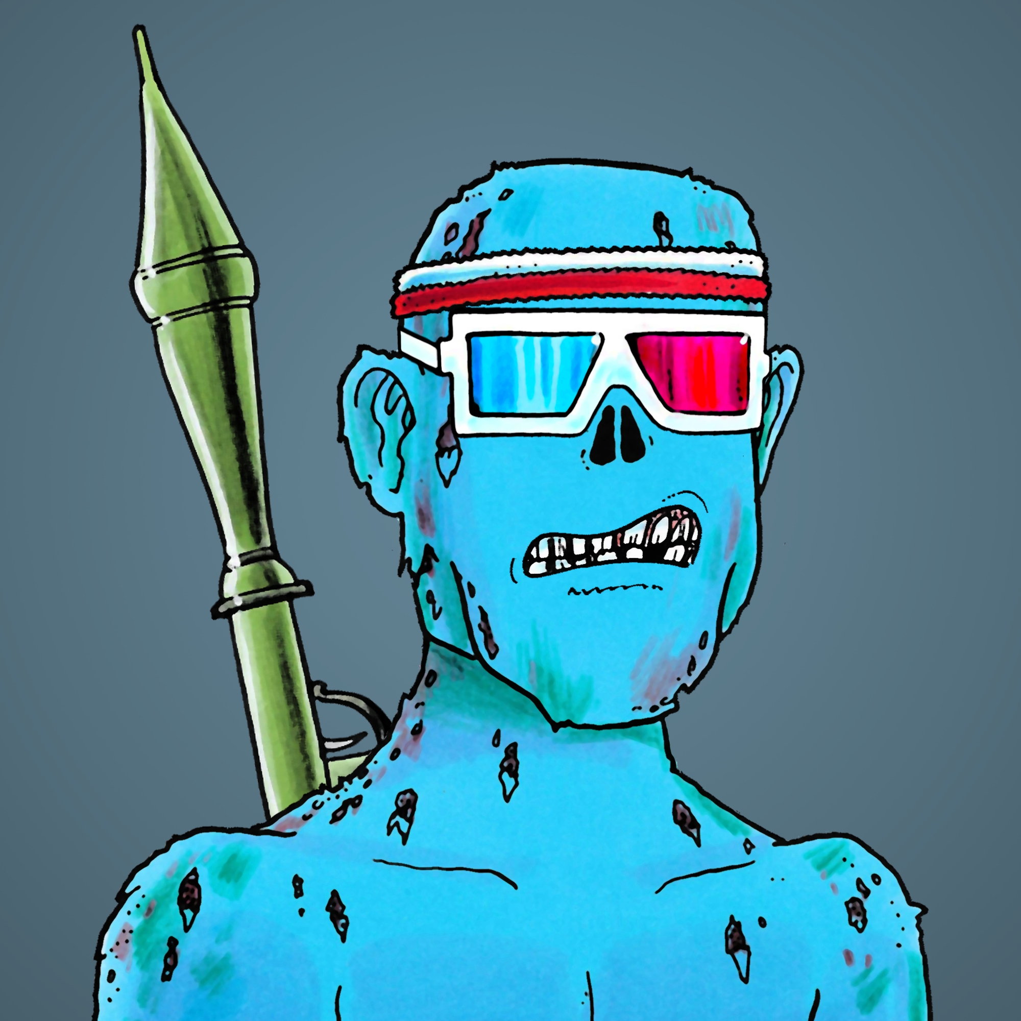 George Trosley - Jungle Freaks - Jungle Freak 1508 - NFT # 1508