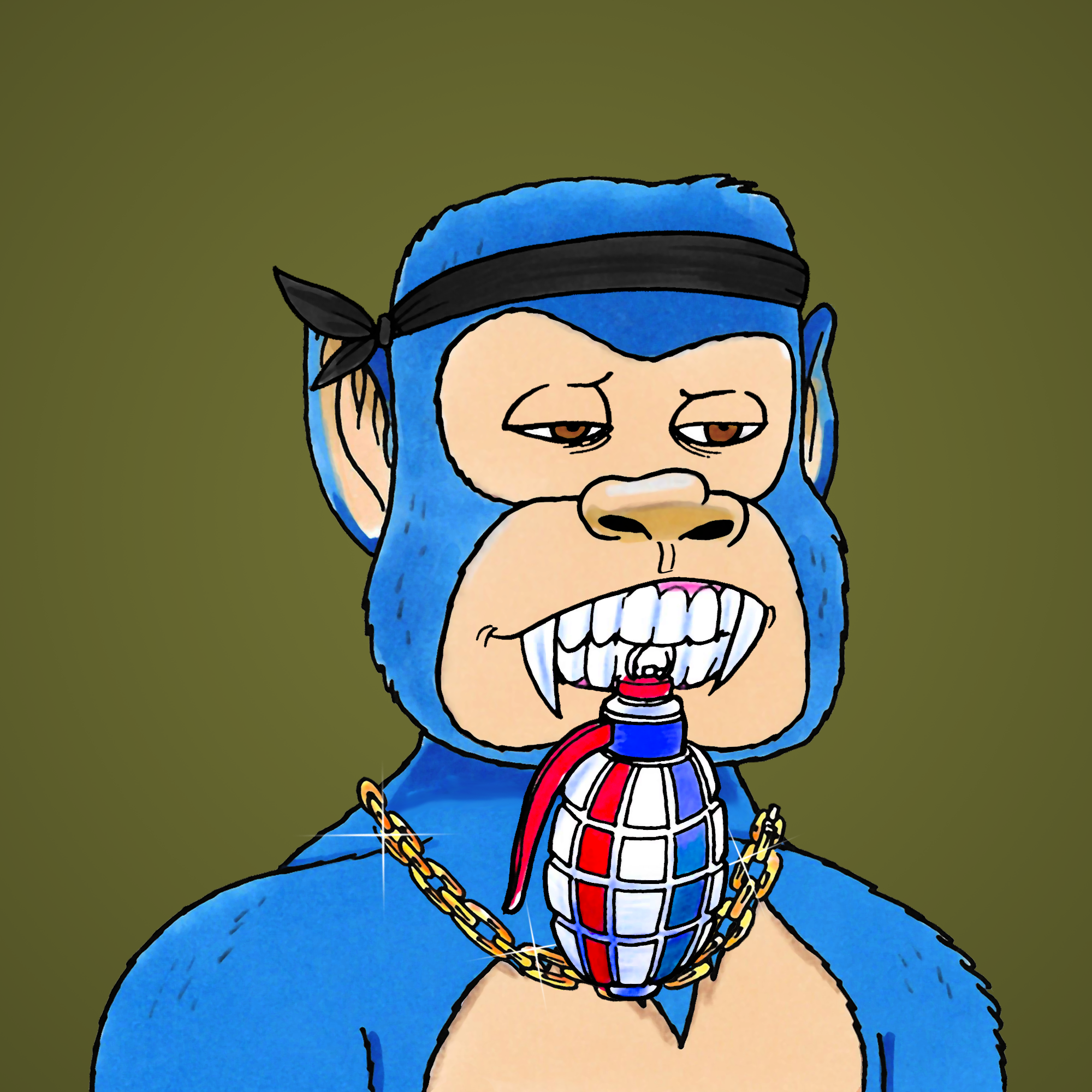 George Trosley - Jungle Freaks - Jungle Freak 1509 - NFT # 1509