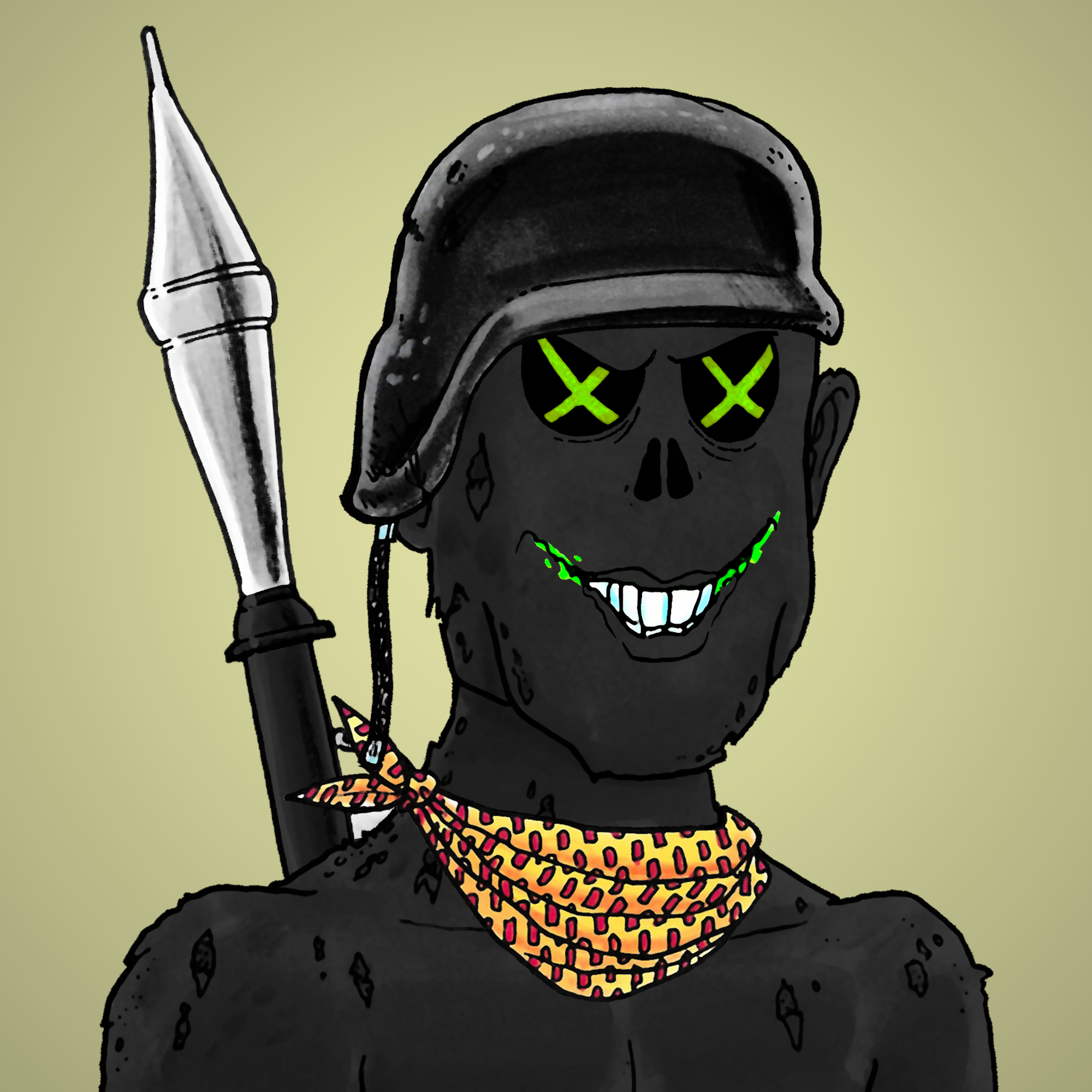 George Trosley - Jungle Freaks - Jungle Freak 1510 - NFT # 1510