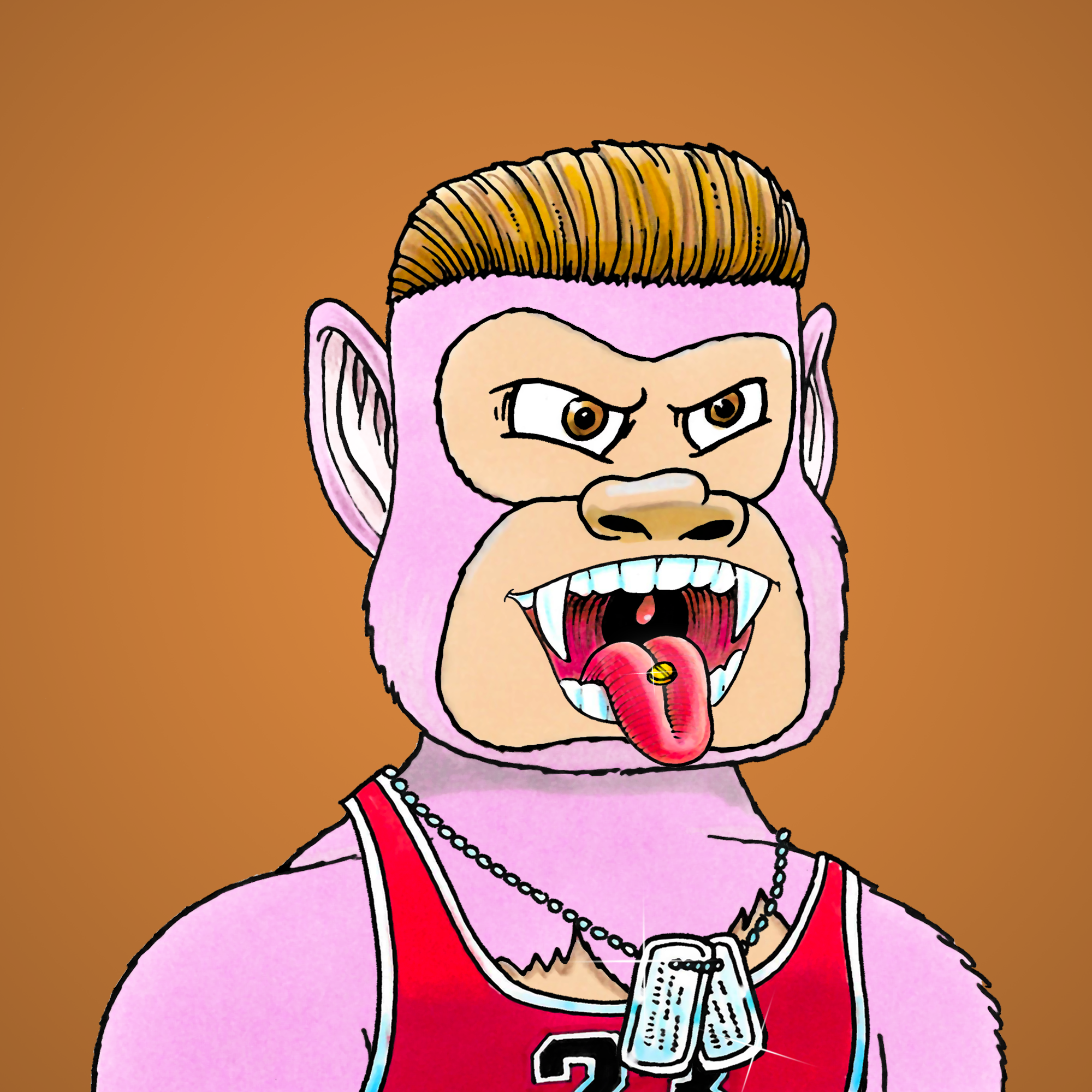 George Trosley - Jungle Freaks - Jungle Freak 1511 - NFT # 1511