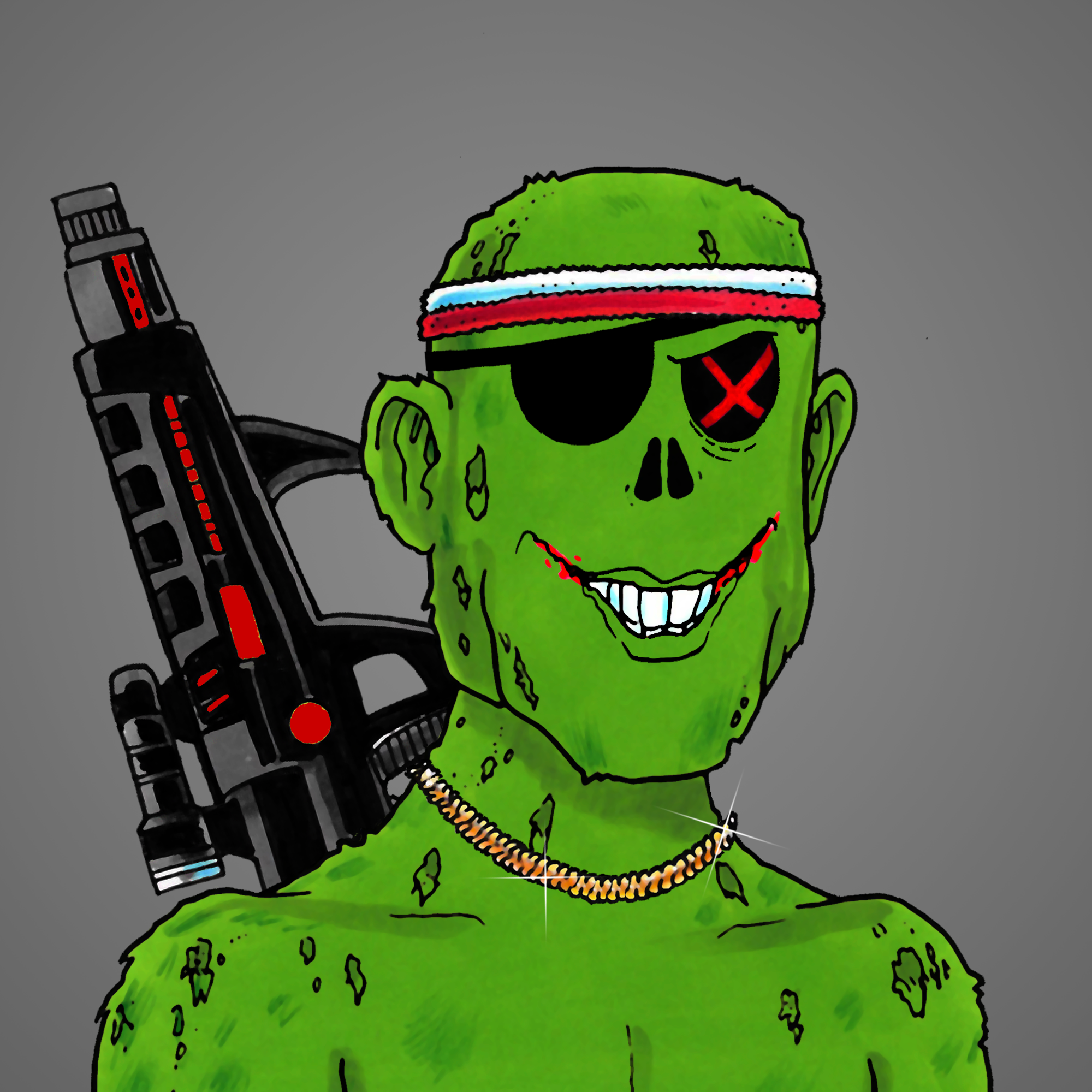 George Trosley - Jungle Freaks - Jungle Freak 1512 - NFT # 1512