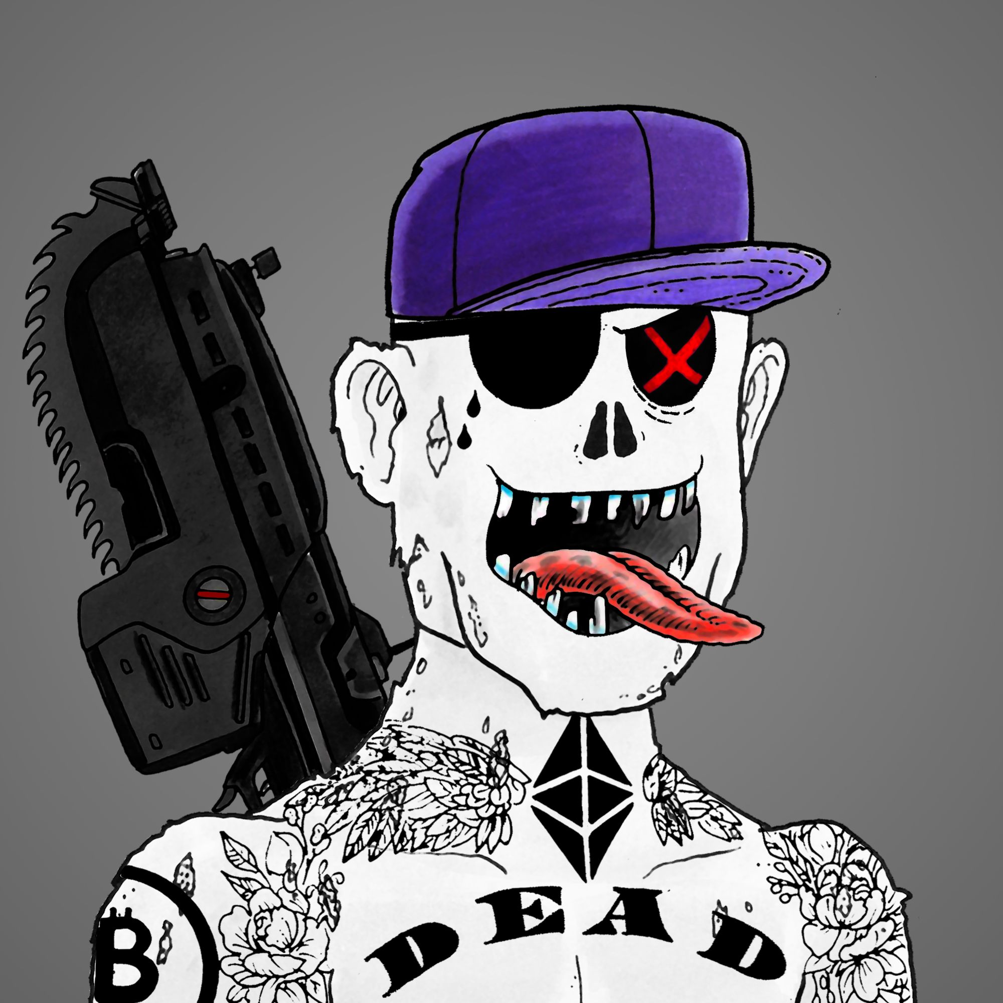 George Trosley - Jungle Freaks - Jungle Freak 1516 - NFT # 1516