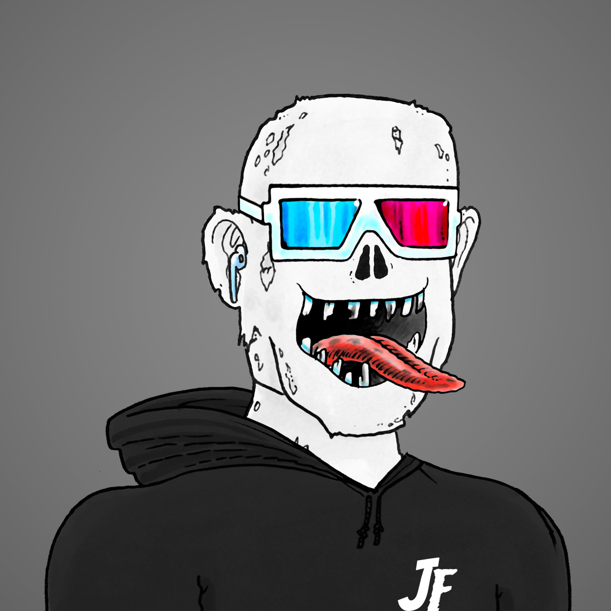 George Trosley - Jungle Freaks - Jungle Freak 1517 - NFT # 1517