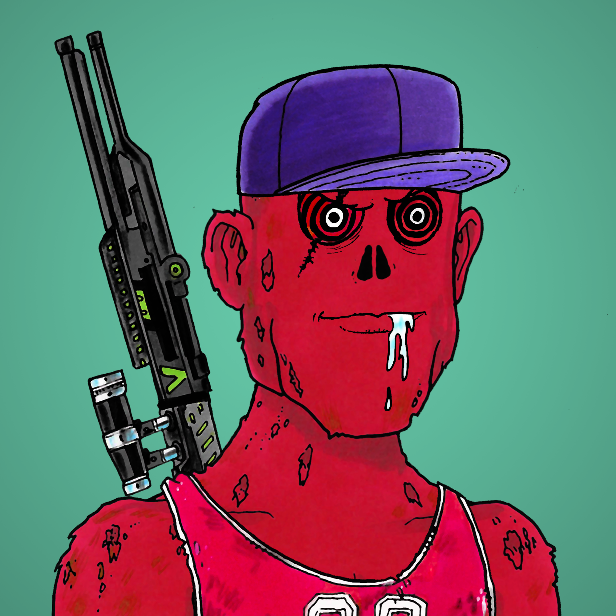 George Trosley - Jungle Freaks - Jungle Freak 1519 - NFT # 1519