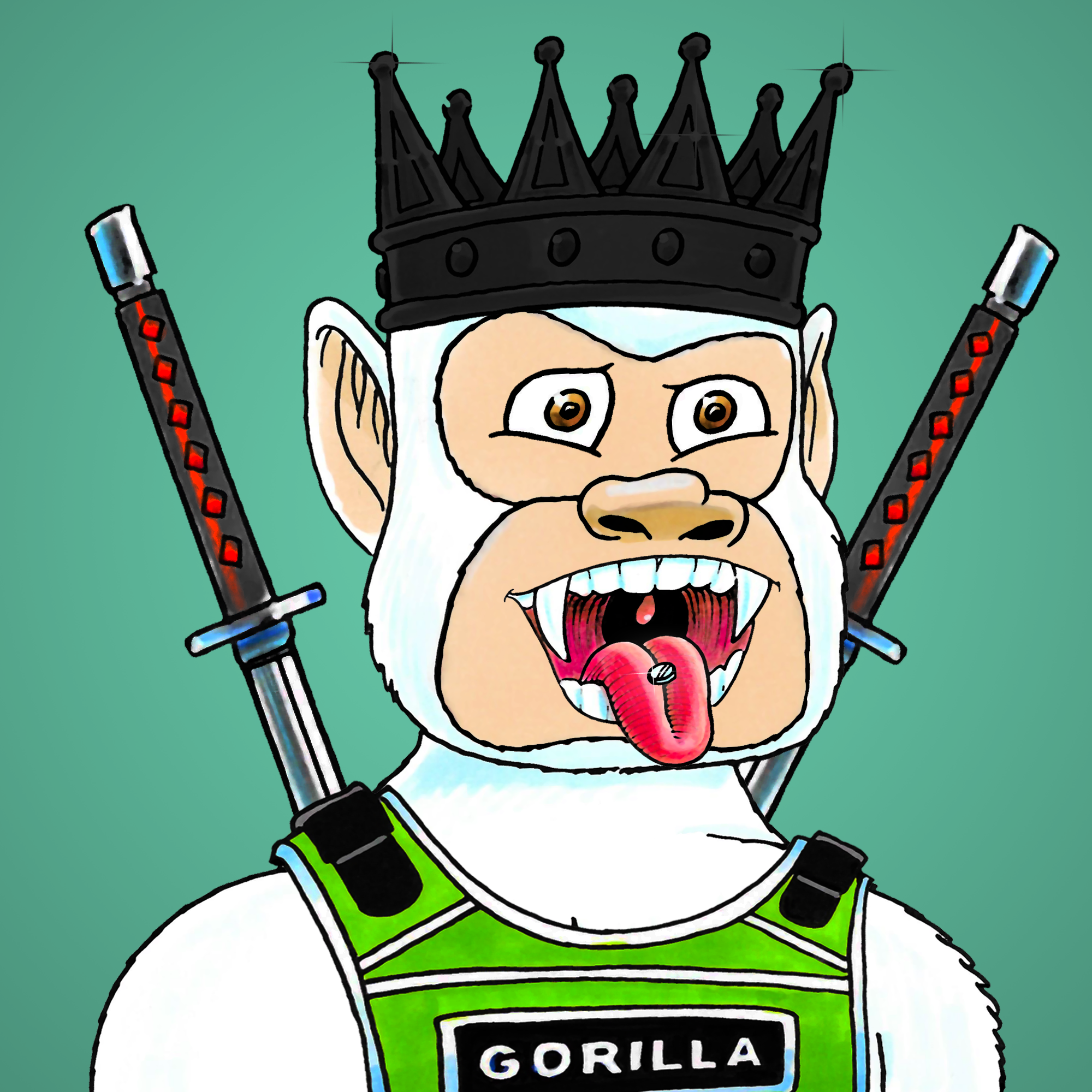 George Trosley - Jungle Freaks - Jungle Freak 152 - NFT # 152