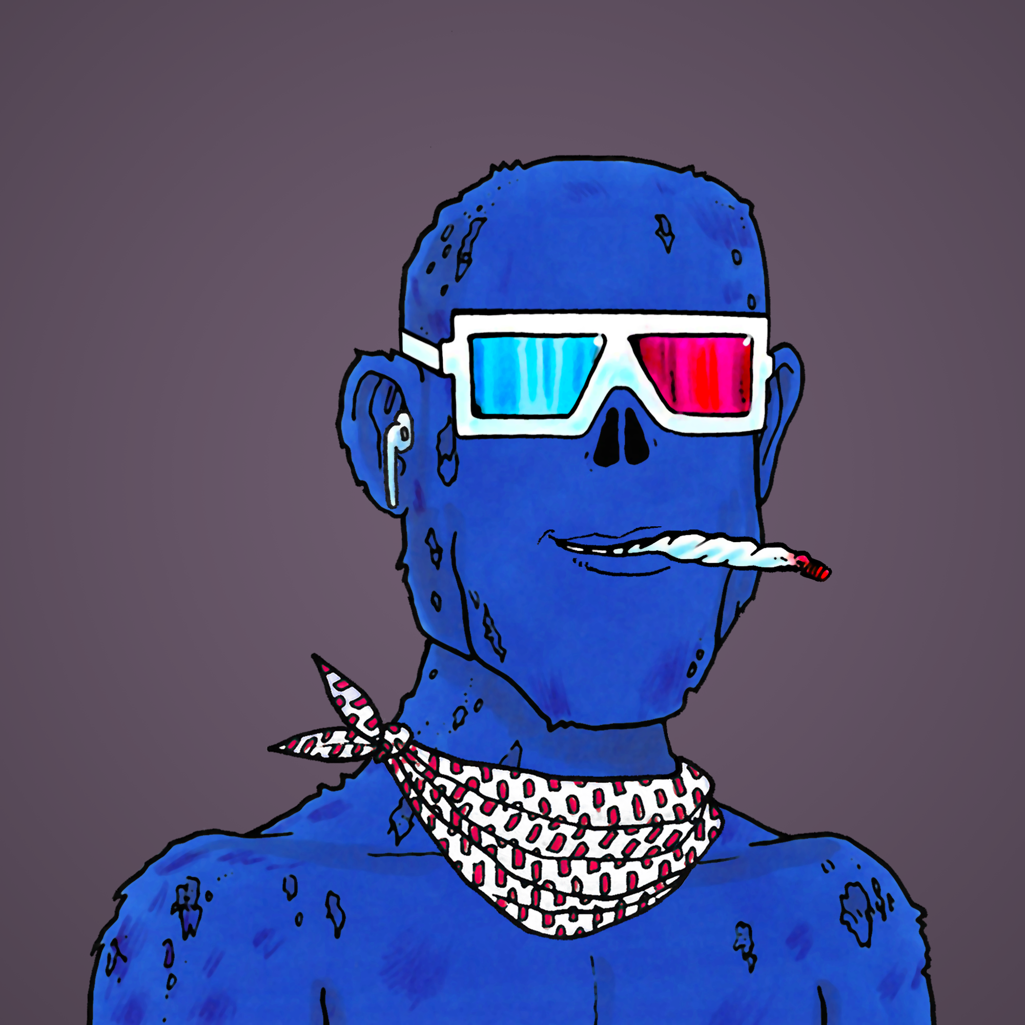 George Trosley - Jungle Freaks - Jungle Freak 1526 - NFT # 1526