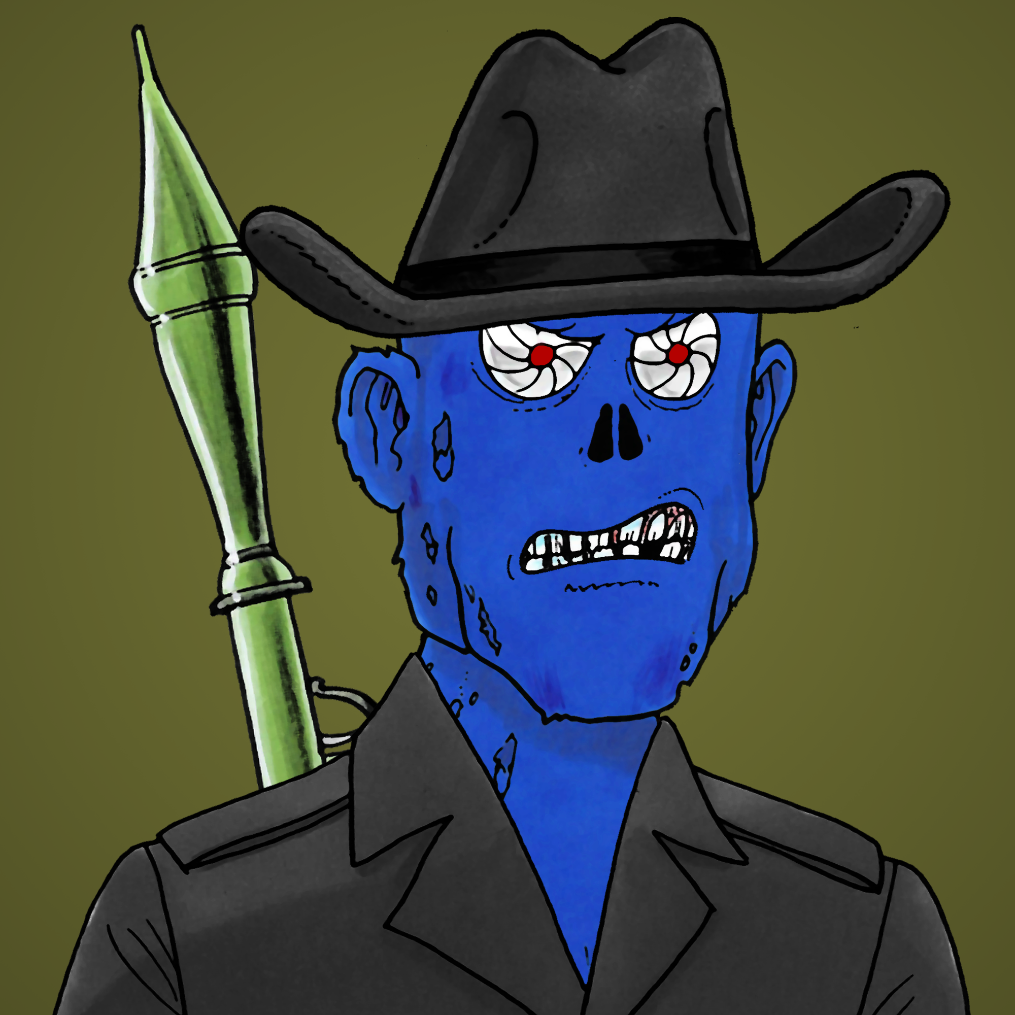 George Trosley - Jungle Freaks - Jungle Freak 1527 - NFT # 1527