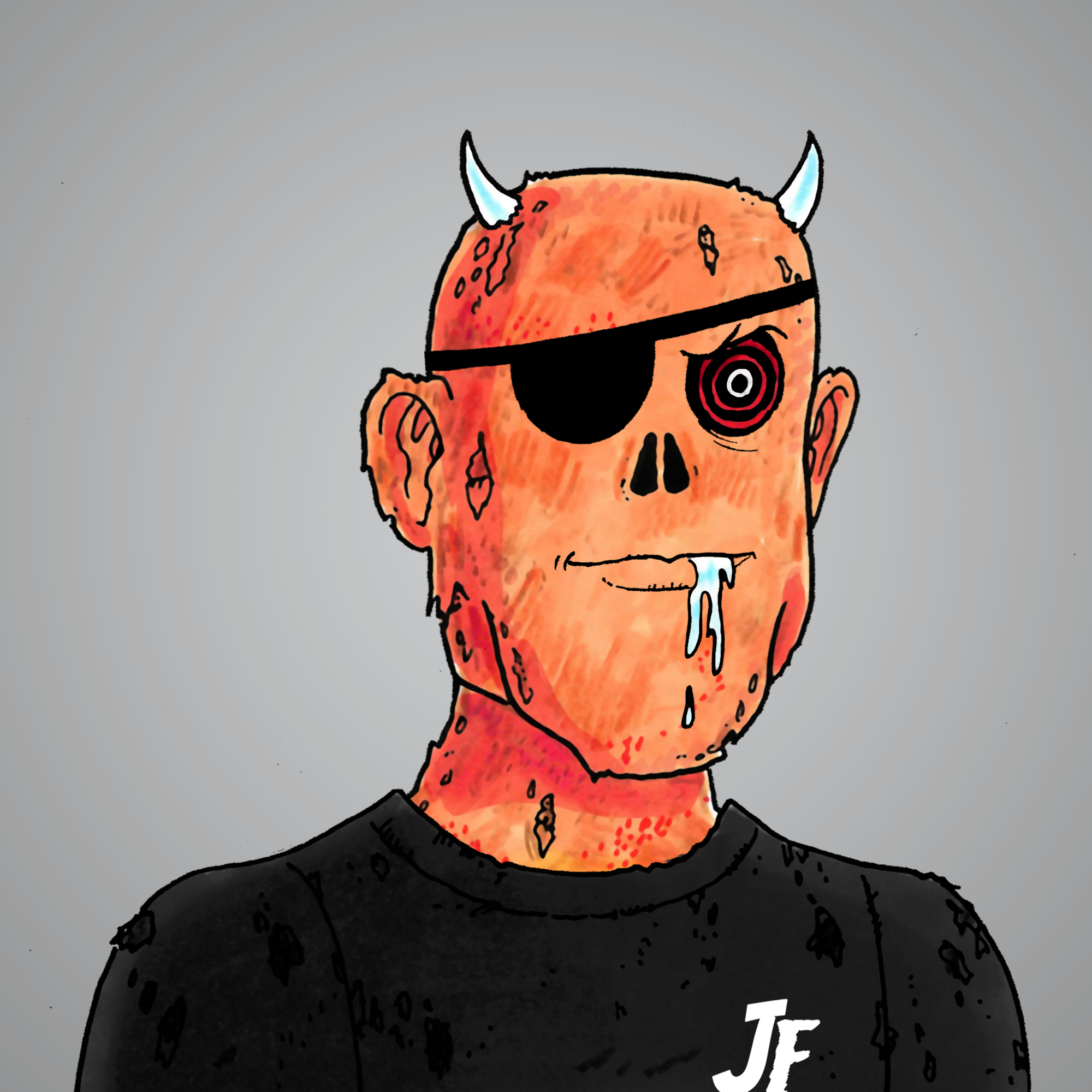 George Trosley - Jungle Freaks - Jungle Freak 1528 - NFT # 1528