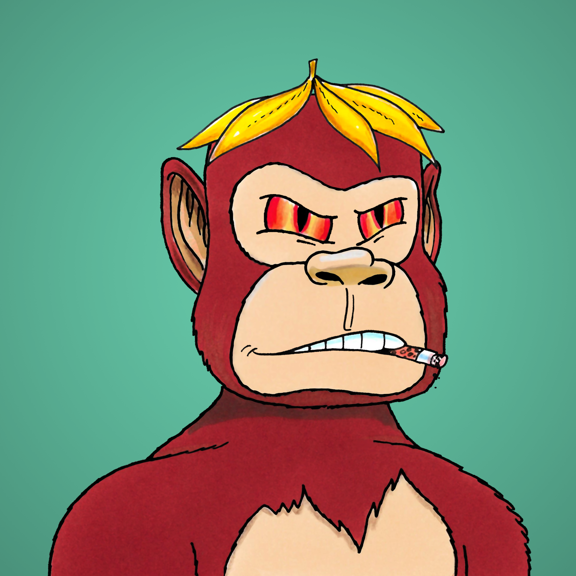 George Trosley - Jungle Freaks - Jungle Freak 1531 - NFT # 1531