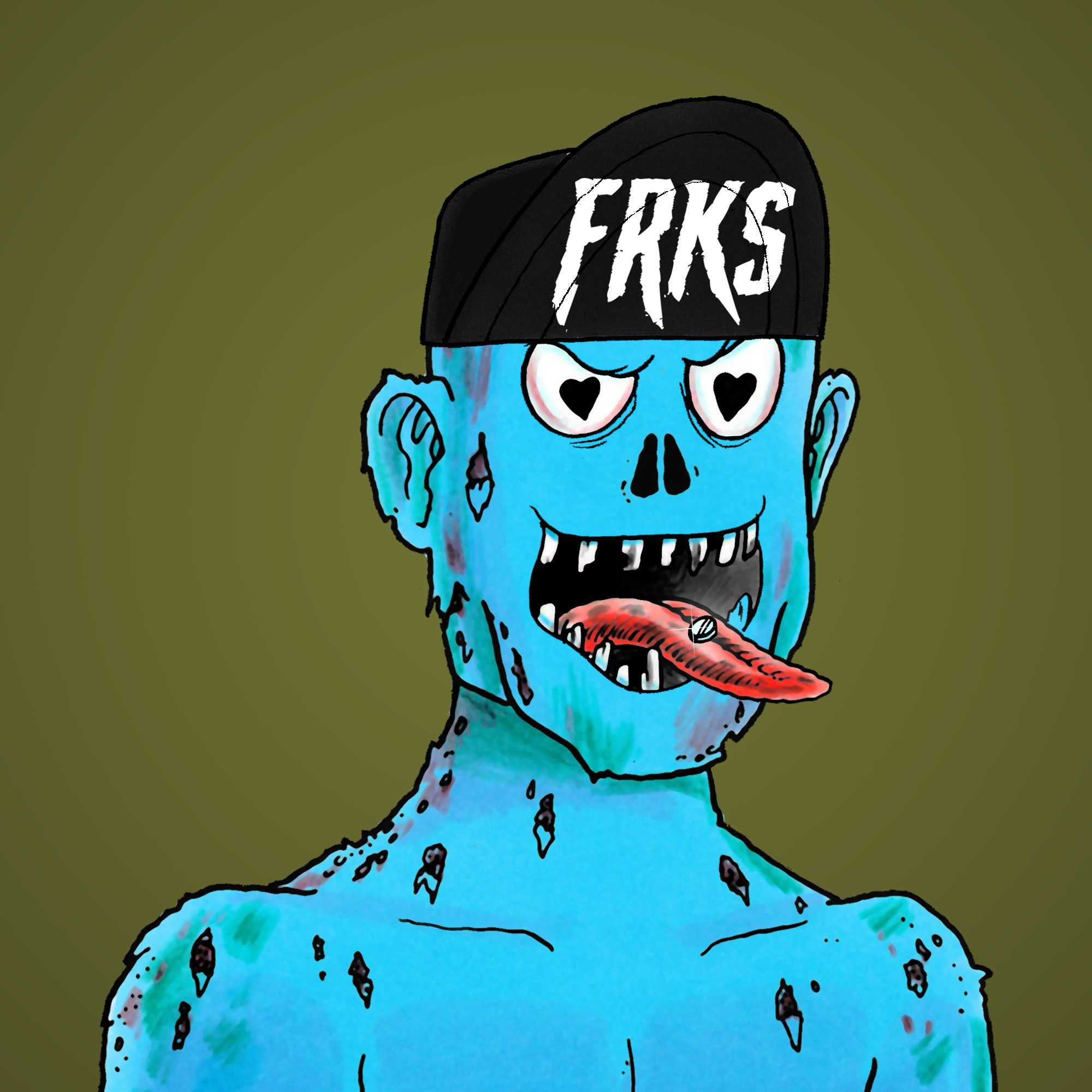 George Trosley - Jungle Freaks - Jungle Freak 1532 - NFT # 1532