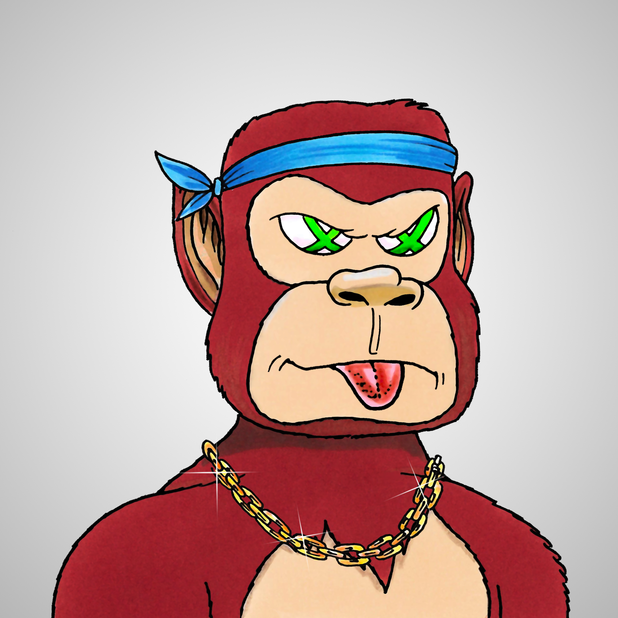 George Trosley - Jungle Freaks - Jungle Freak 1535 - NFT # 1535