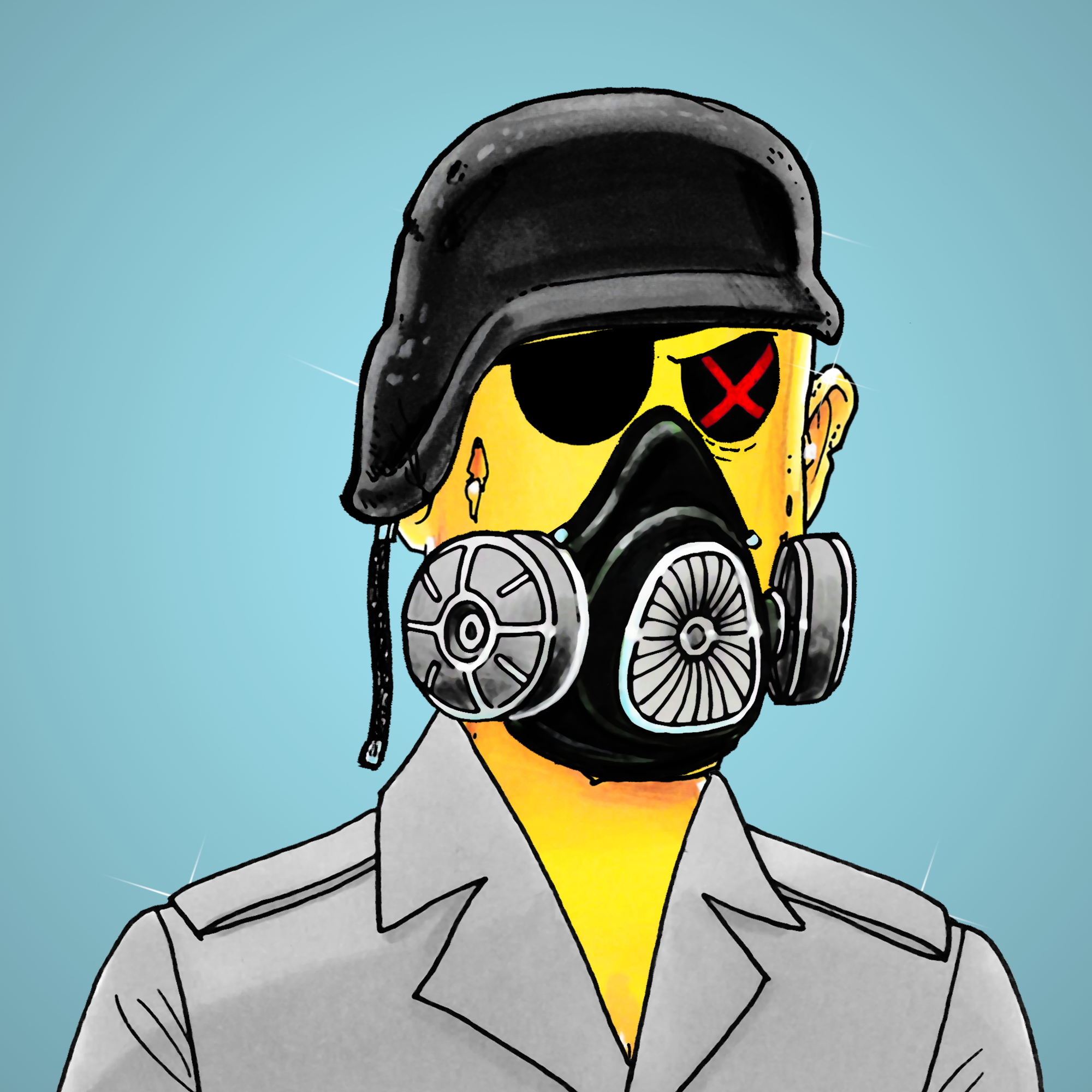 George Trosley - Jungle Freaks - Jungle Freak 1536 - NFT # 1536