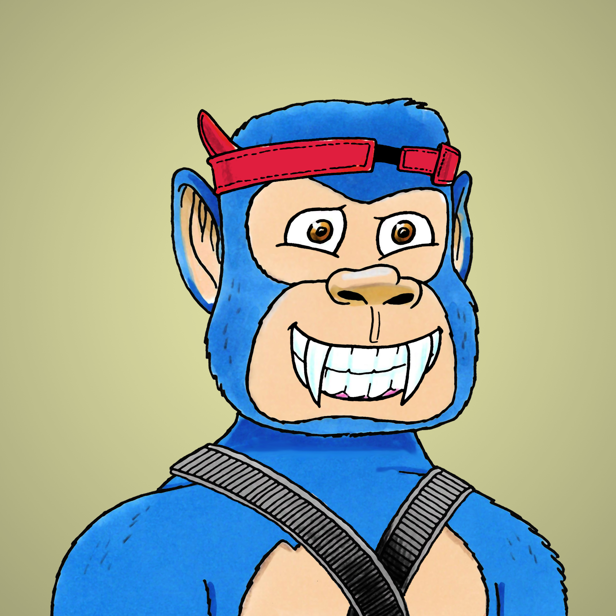 George Trosley - Jungle Freaks - Jungle Freak 1537 - NFT # 1537