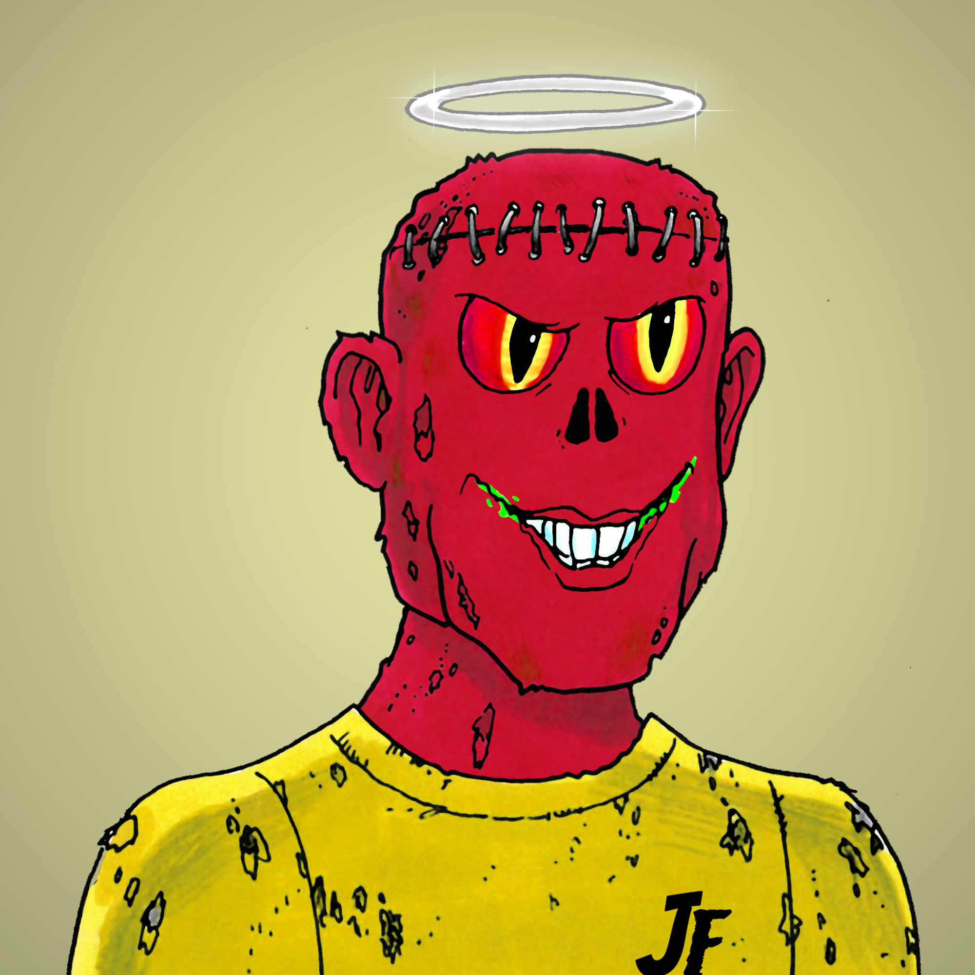 George Trosley - Jungle Freaks - Jungle Freak 1538 - NFT # 1538