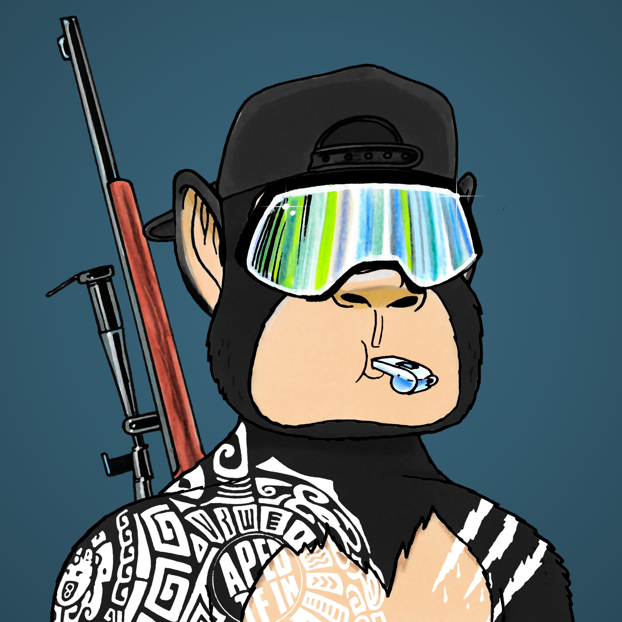 George Trosley - Jungle Freaks - Jungle Freak 1539 - NFT # 1539