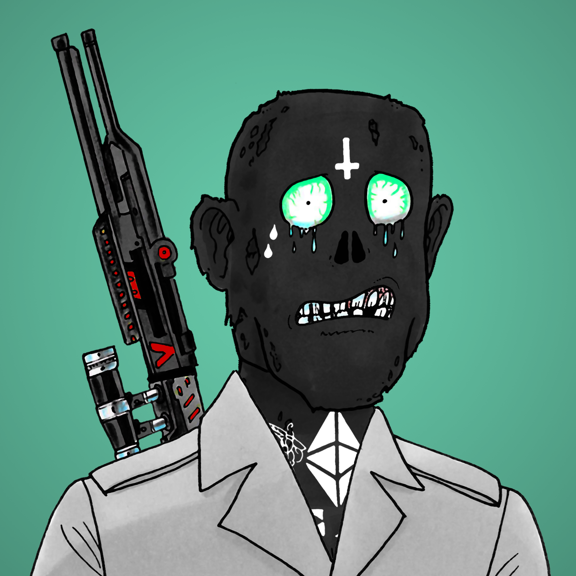 George Trosley - Jungle Freaks - Jungle Freak 154 - NFT # 154