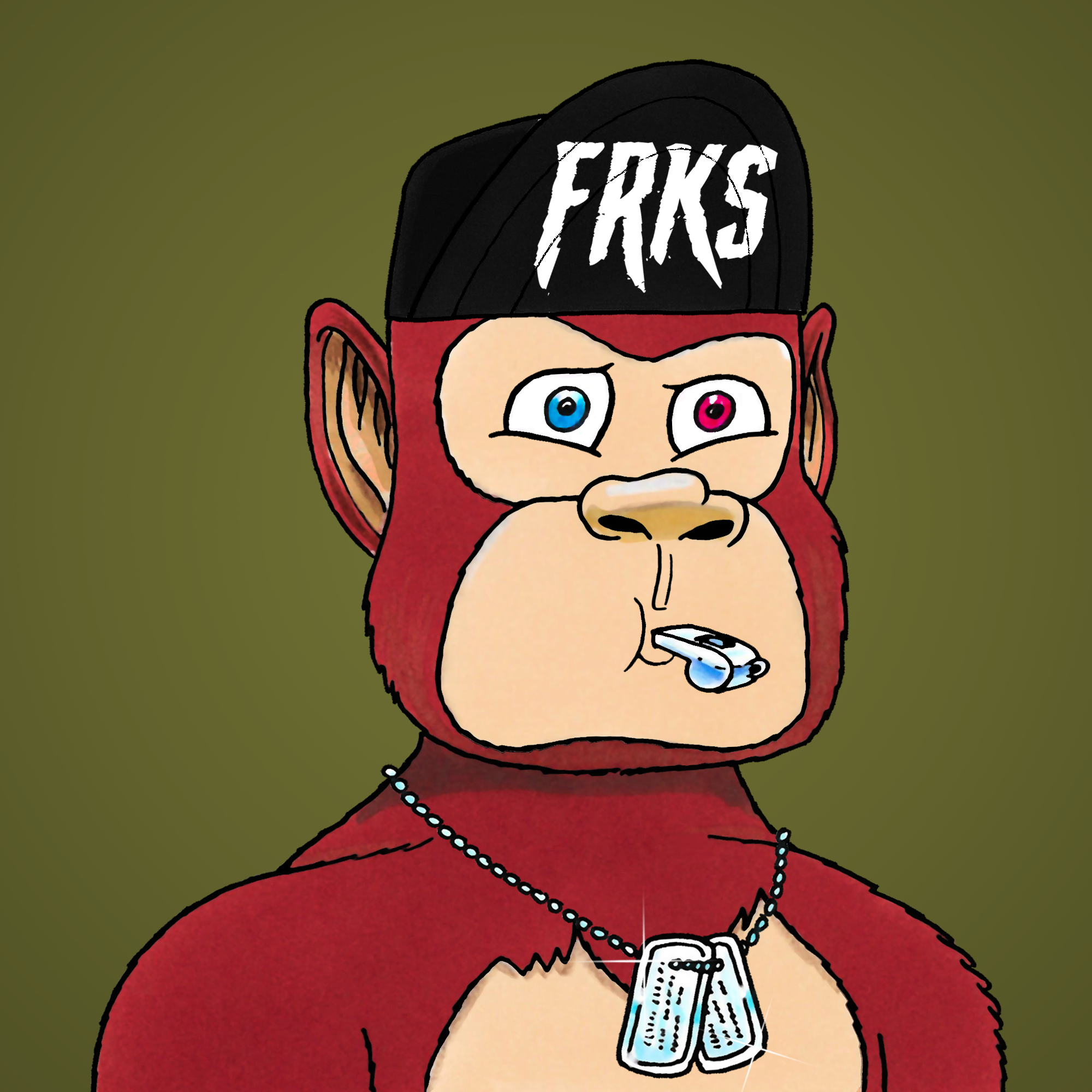 George Trosley - Jungle Freaks - Jungle Freak 1543 - NFT # 1543