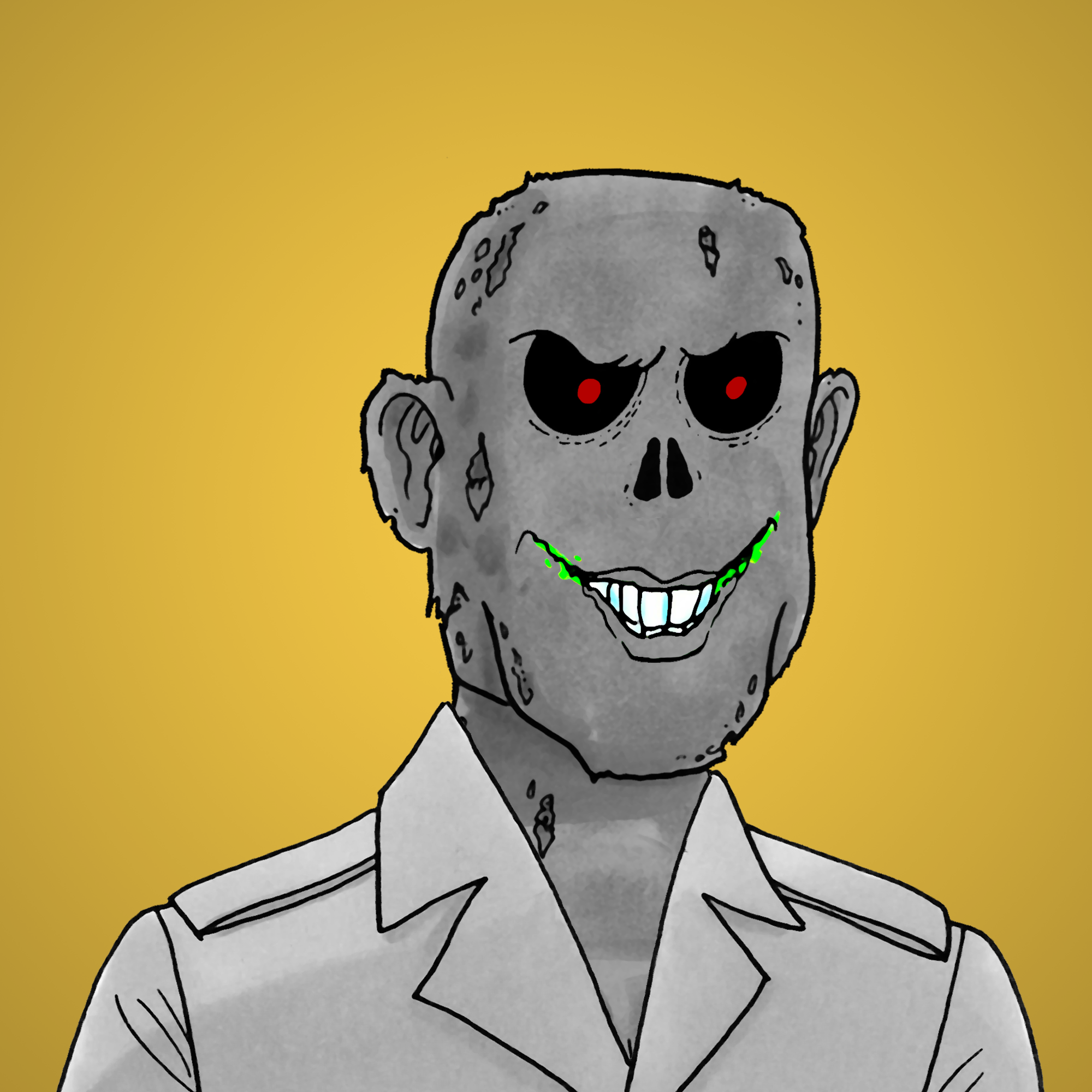 George Trosley - Jungle Freaks - Jungle Freak 1552 - NFT # 1552