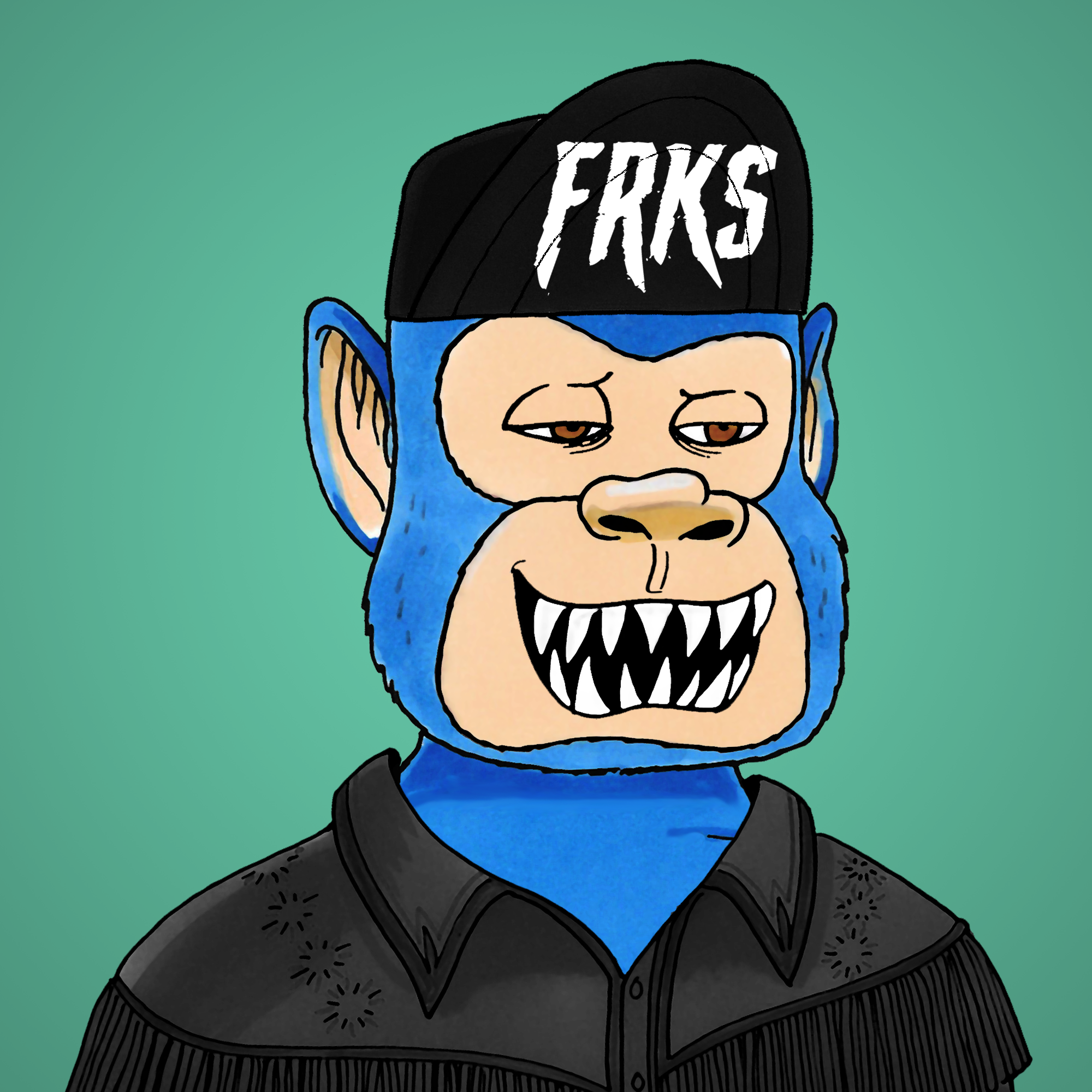 George Trosley - Jungle Freaks - Jungle Freak 1555 - NFT # 1555