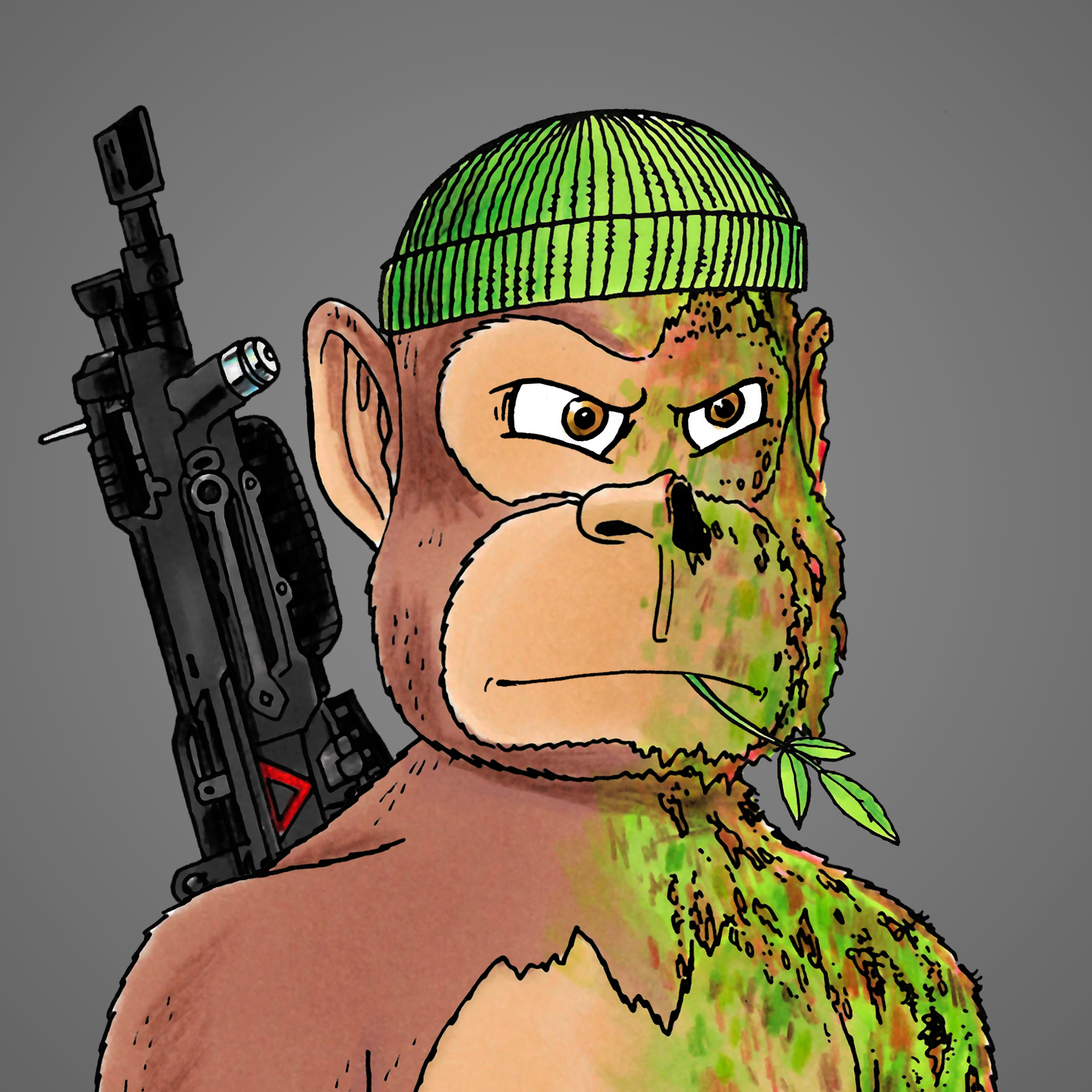 George Trosley - Jungle Freaks - Jungle Freak 1556 - NFT # 1556