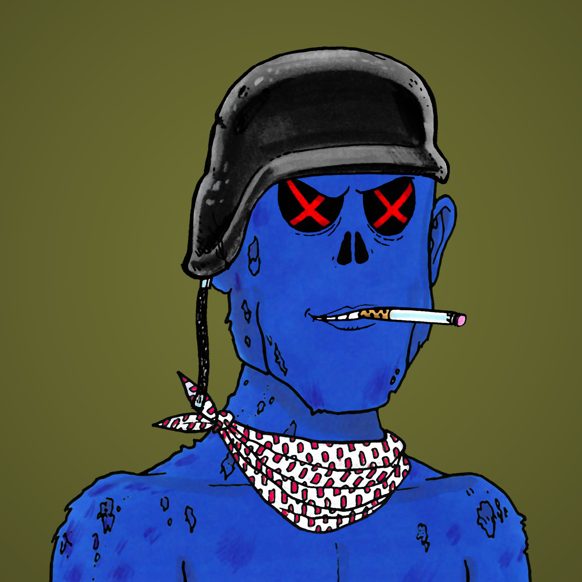 George Trosley - Jungle Freaks - Jungle Freak 1557 - NFT # 1557