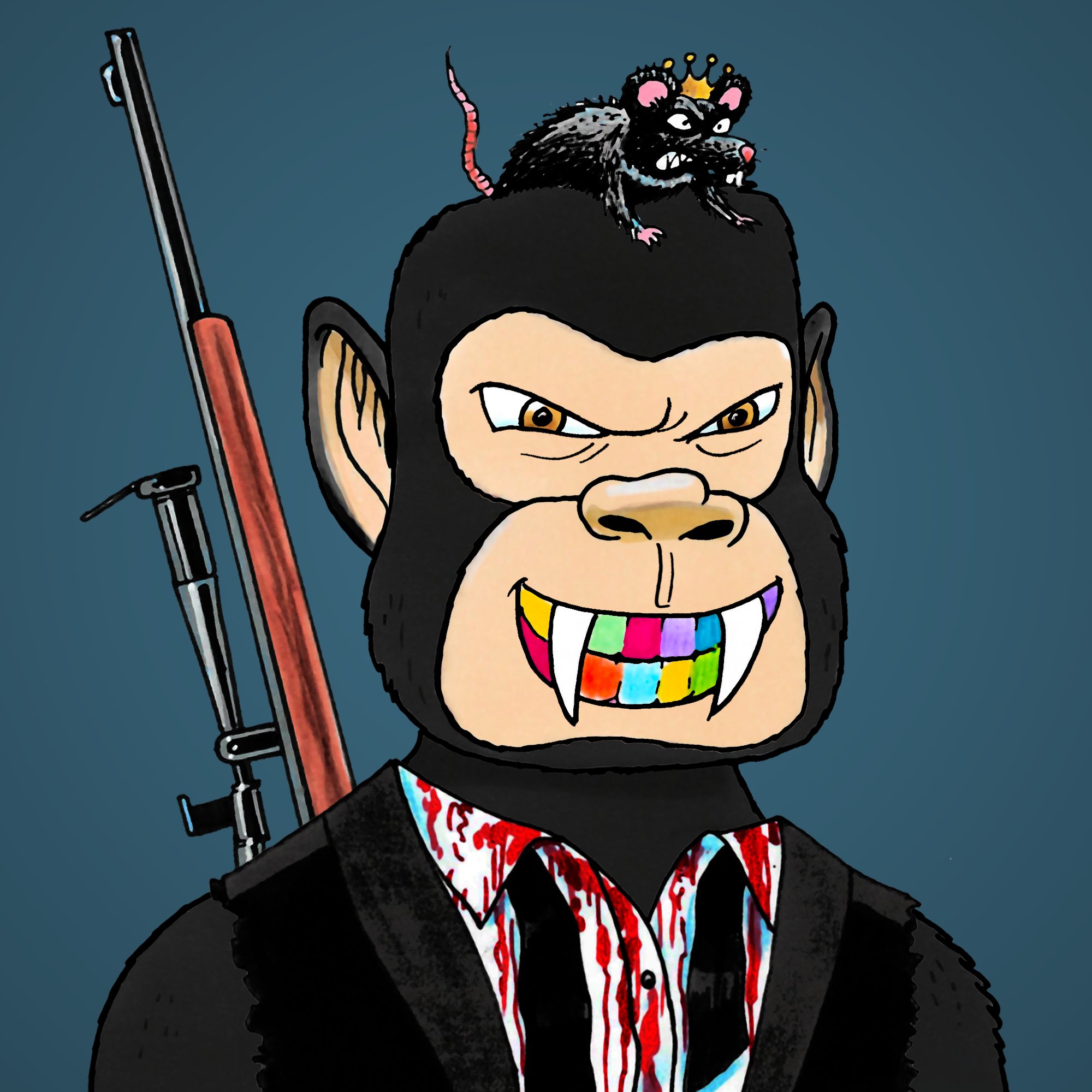 George Trosley - Jungle Freaks - Jungle Freak 1561 - NFT # 1561