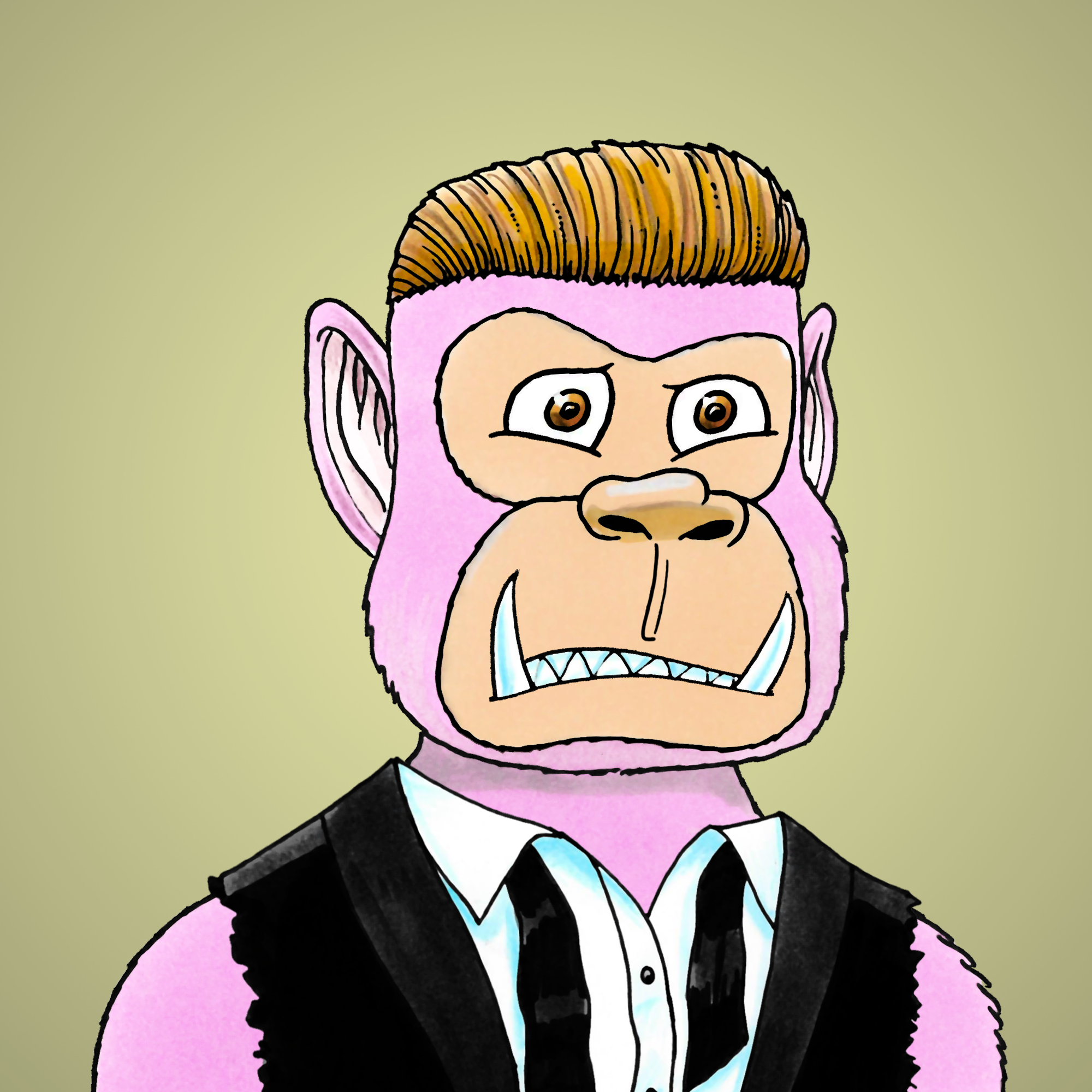 George Trosley - Jungle Freaks - Jungle Freak 1564 - NFT # 1564