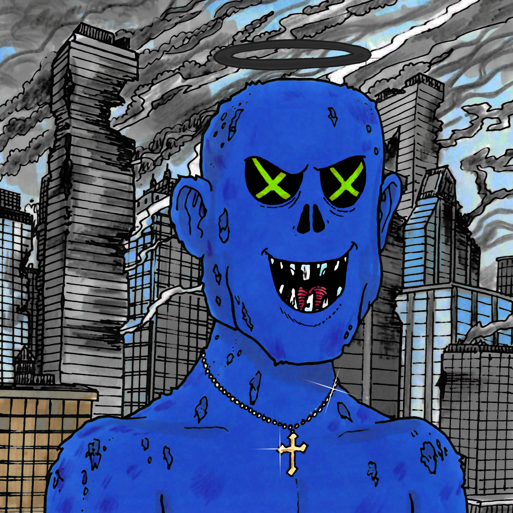 George Trosley - Jungle Freaks - Jungle Freak 1565 - NFT # 1565