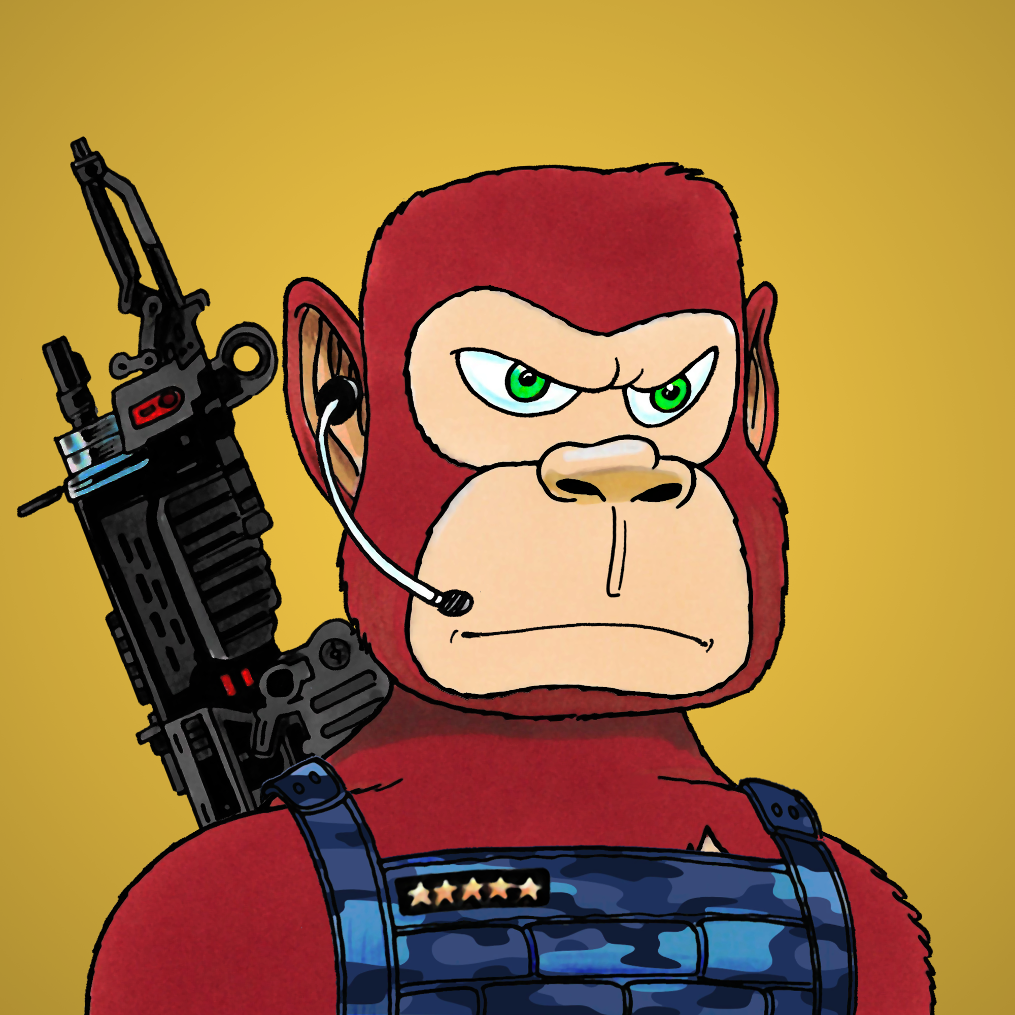 George Trosley - Jungle Freaks - Jungle Freak 1566 - NFT # 1566