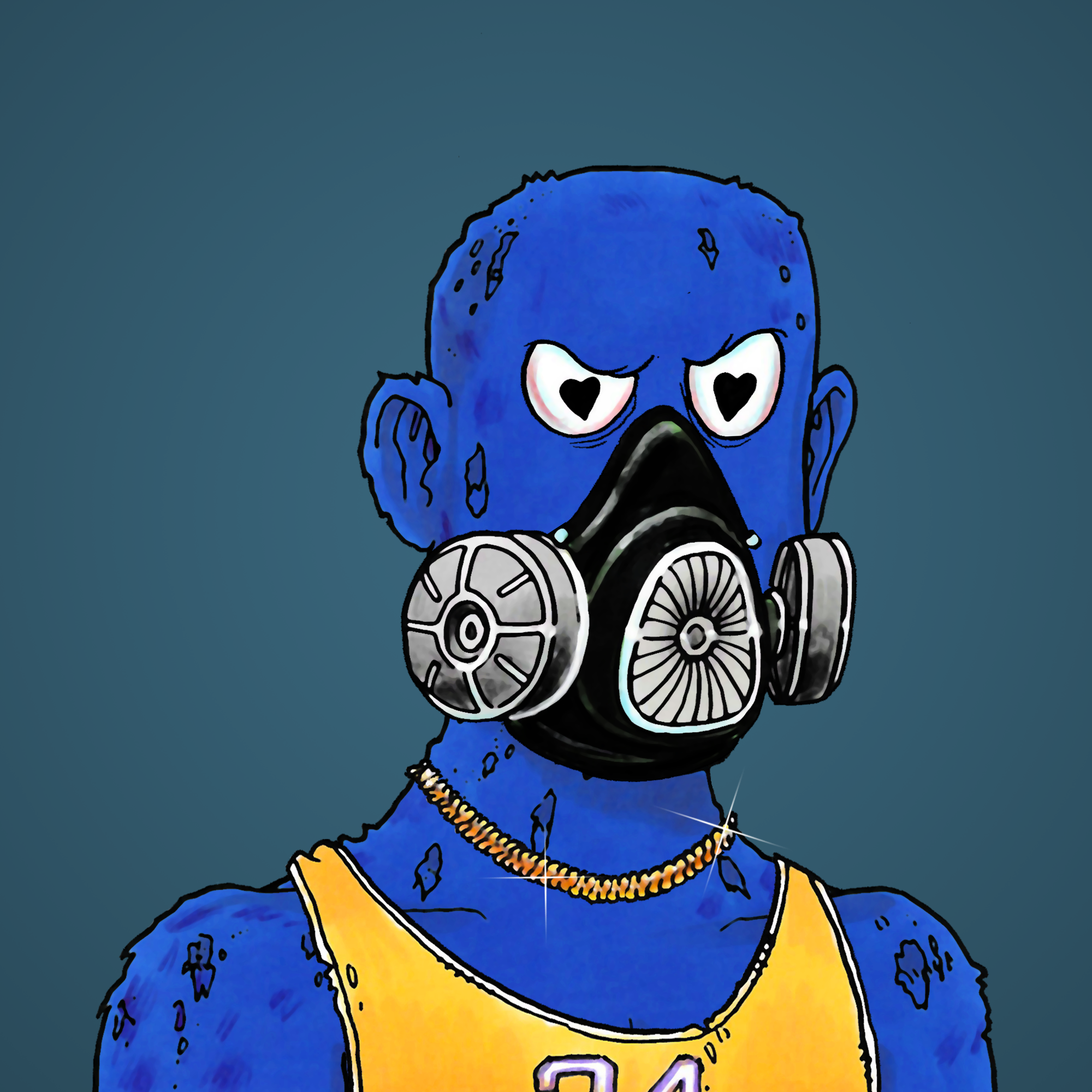 George Trosley - Jungle Freaks - Jungle Freak 1571 - NFT # 1571