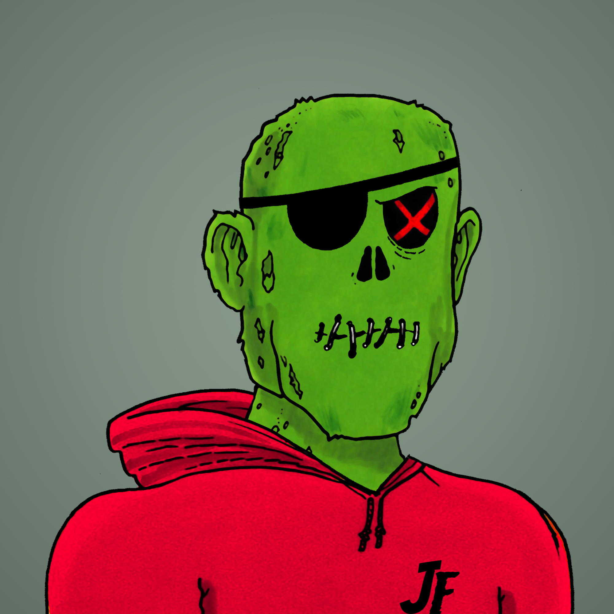 George Trosley - Jungle Freaks - Jungle Freak 1575 - NFT # 1575