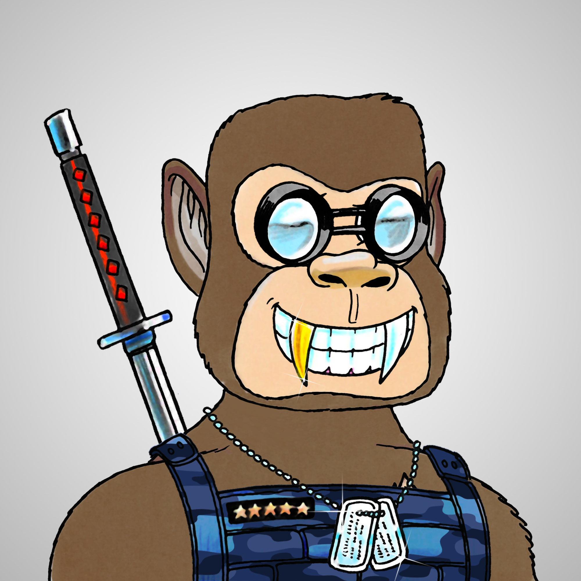 George Trosley - Jungle Freaks - Jungle Freak 1577 - NFT # 1577