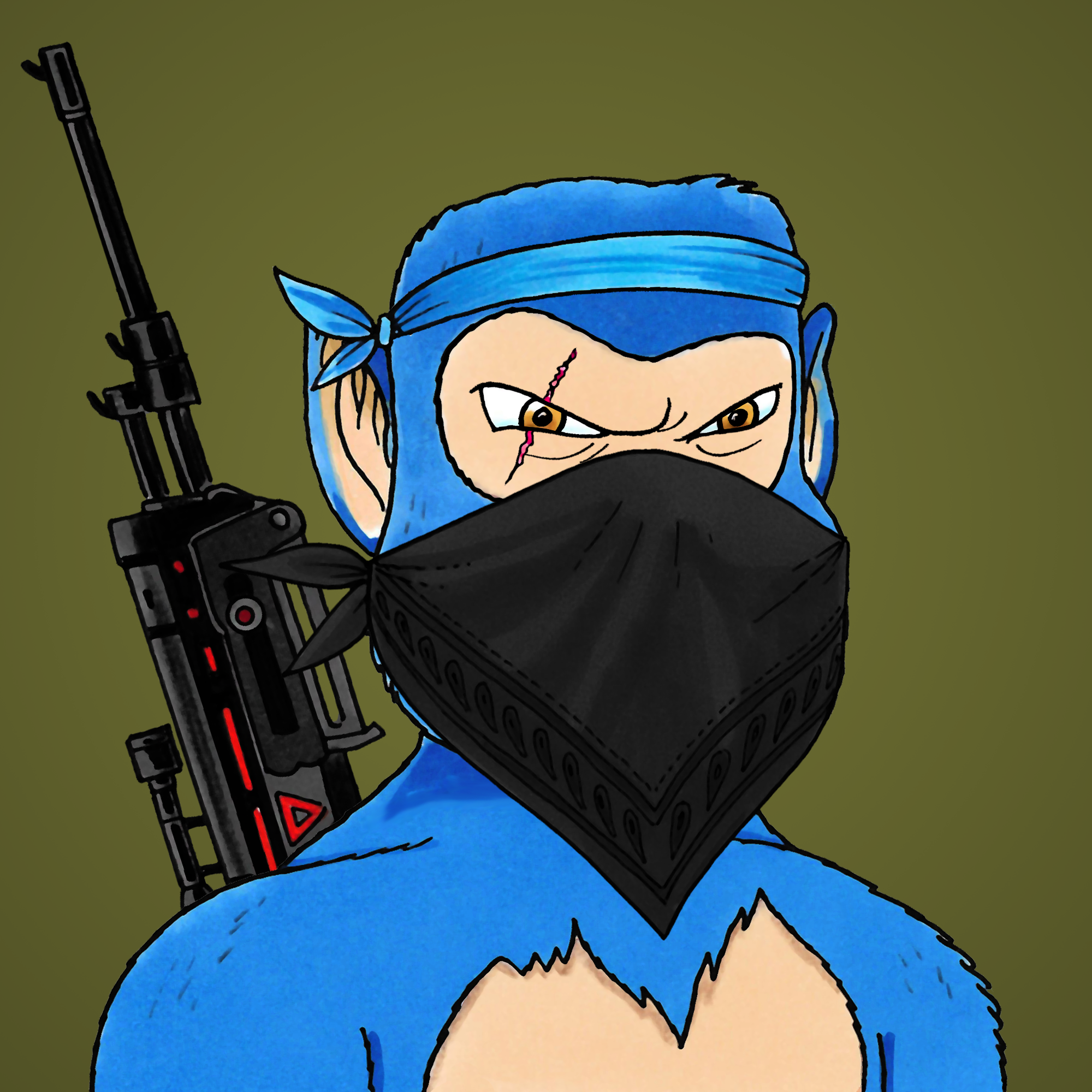 George Trosley - Jungle Freaks - Jungle Freak 1578 - NFT # 1578