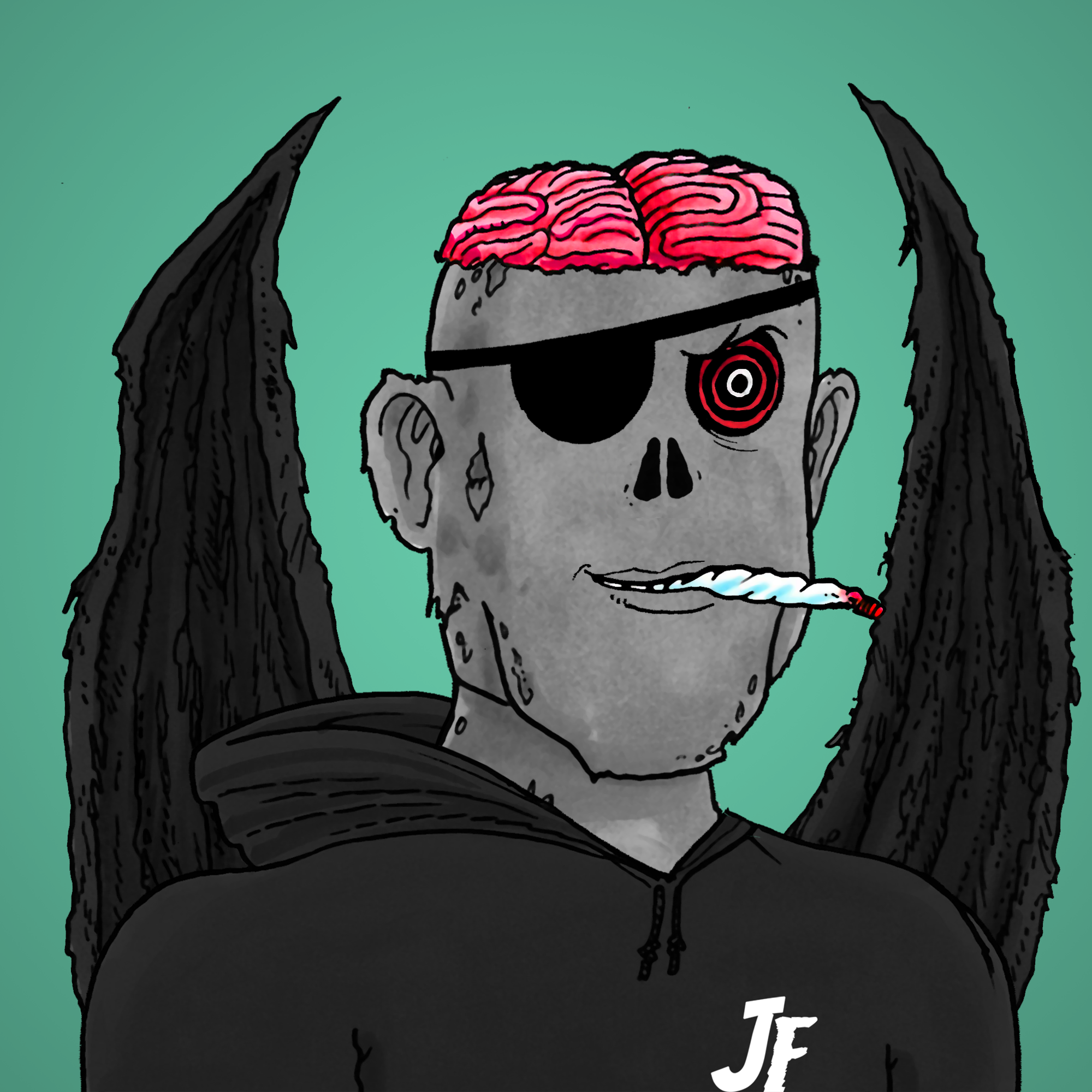 George Trosley - Jungle Freaks - Jungle Freak 1583 - NFT # 1583