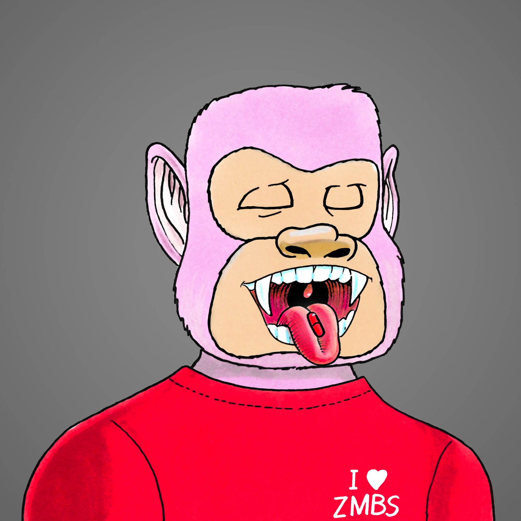 George Trosley - Jungle Freaks - Jungle Freak 1586 - NFT # 1586