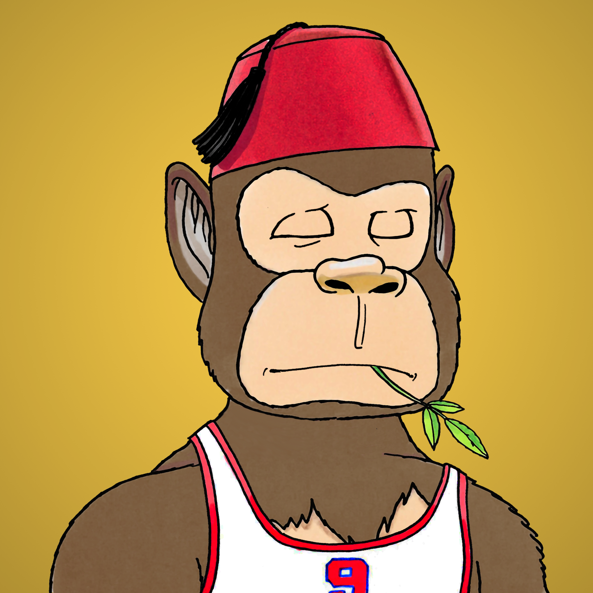 George Trosley - Jungle Freaks - Jungle Freak 1591 - NFT # 1591