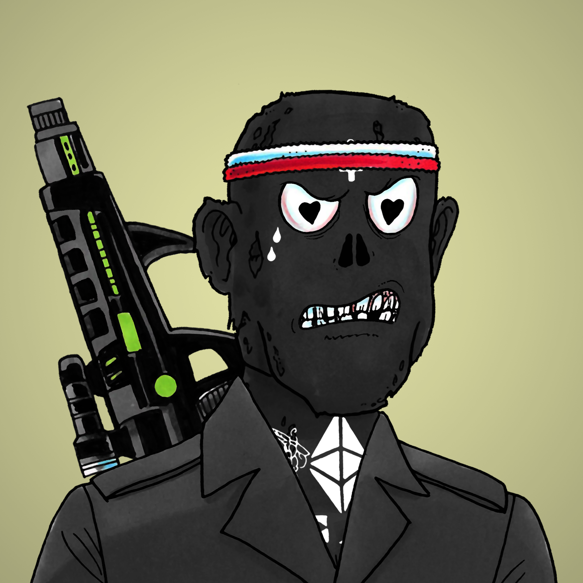 George Trosley - Jungle Freaks - Jungle Freak 1593 - NFT # 1593