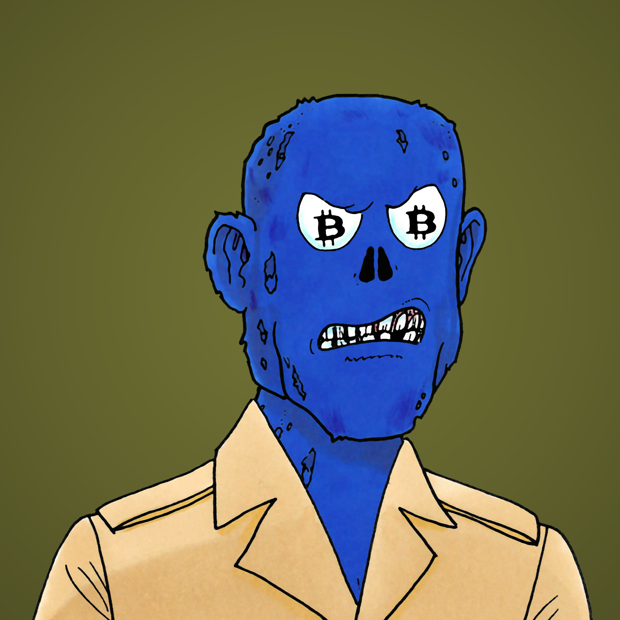 George Trosley - Jungle Freaks - Jungle Freak 1597 - NFT # 1597