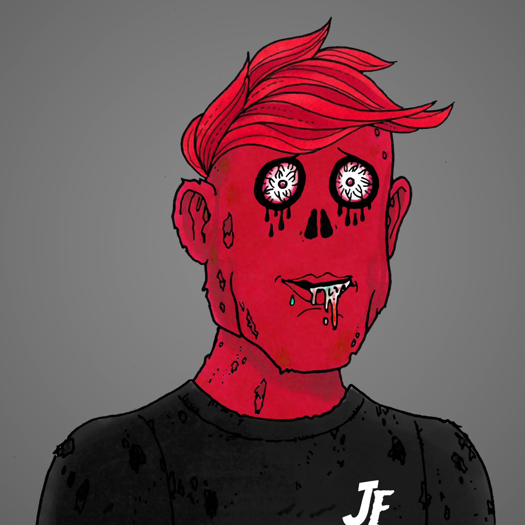 George Trosley - Jungle Freaks - Jungle Freak 1598 - NFT # 1598