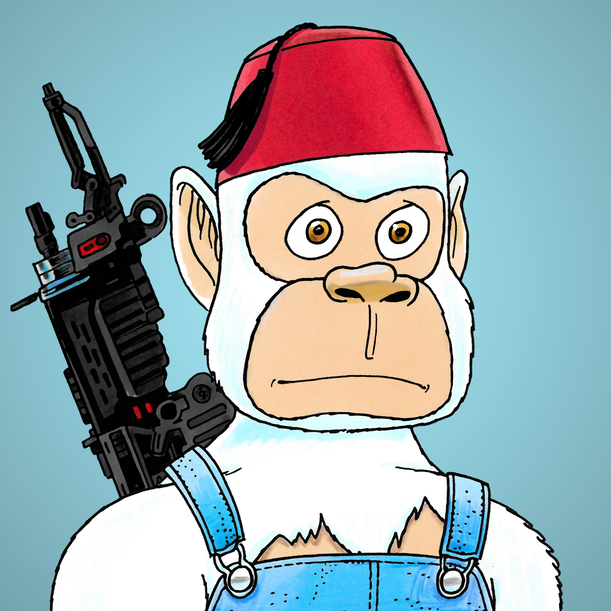 George Trosley - Jungle Freaks - Jungle Freak 1599 - NFT # 1599