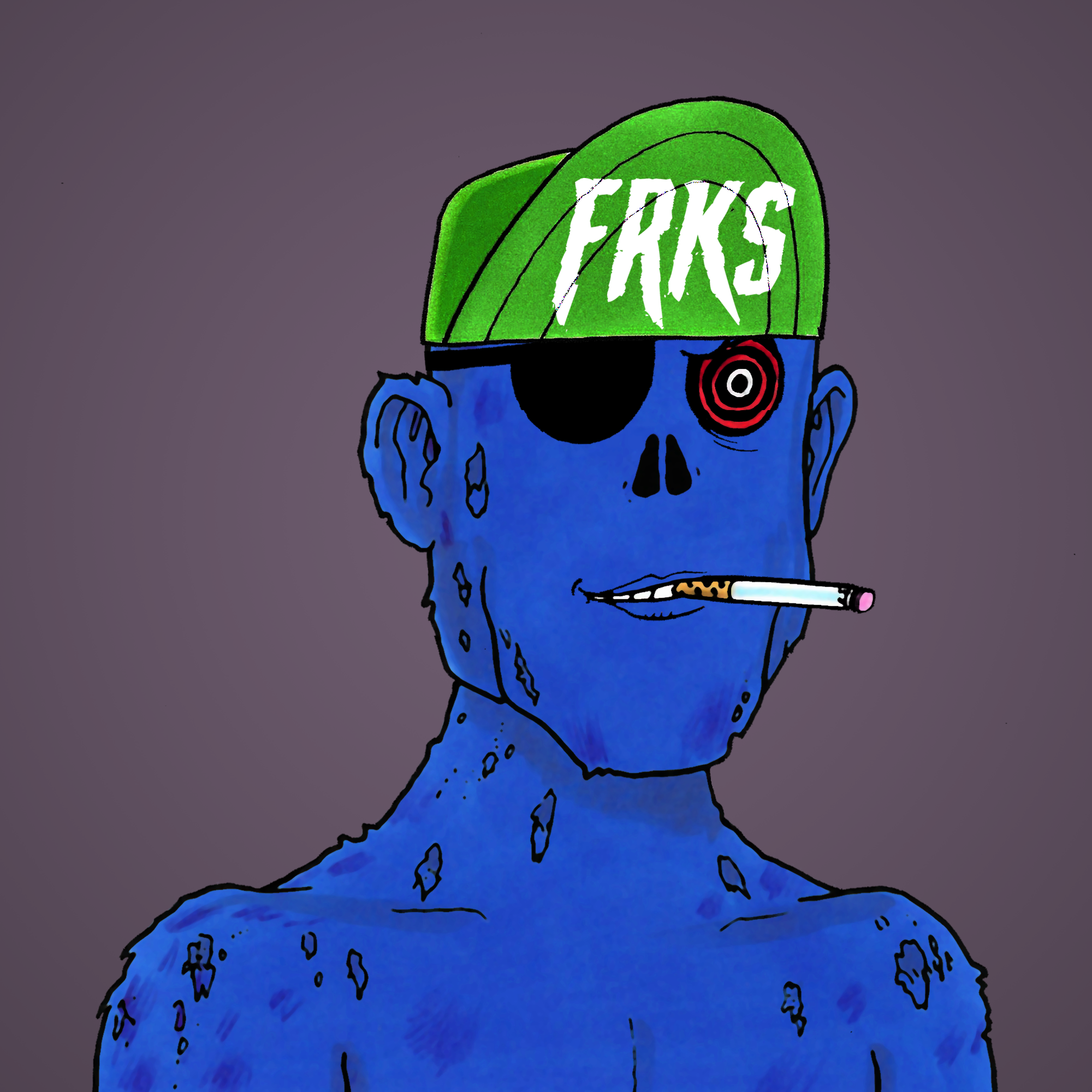 George Trosley - Jungle Freaks - Jungle Freak 1605 - NFT # 1605