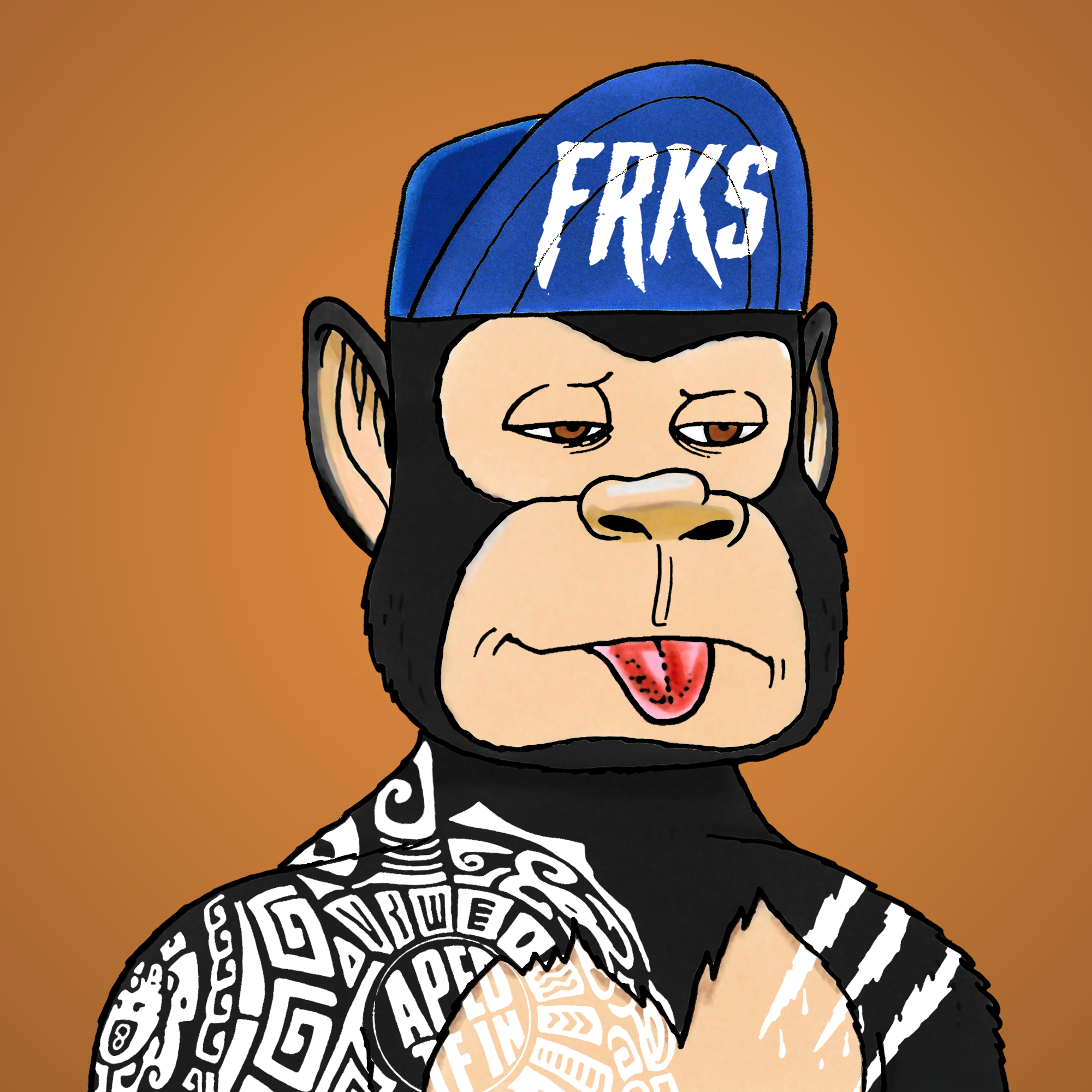 George Trosley - Jungle Freaks - Jungle Freak 1609 - NFT # 1609