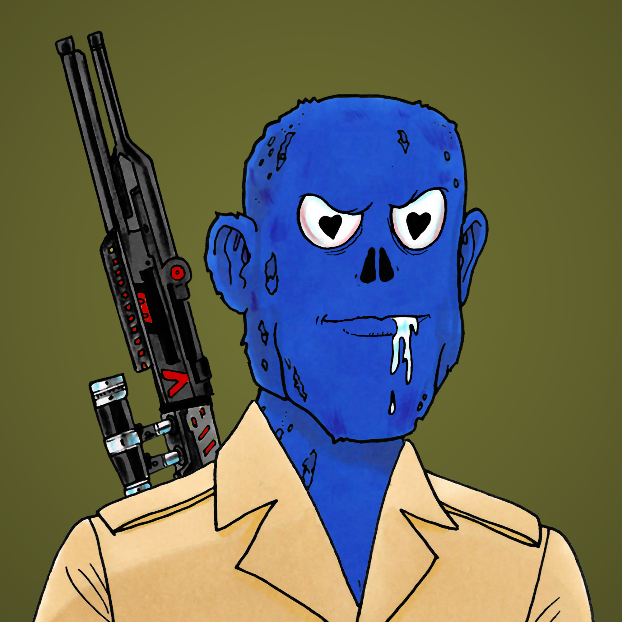 George Trosley - Jungle Freaks - Jungle Freak 161 - NFT # 161