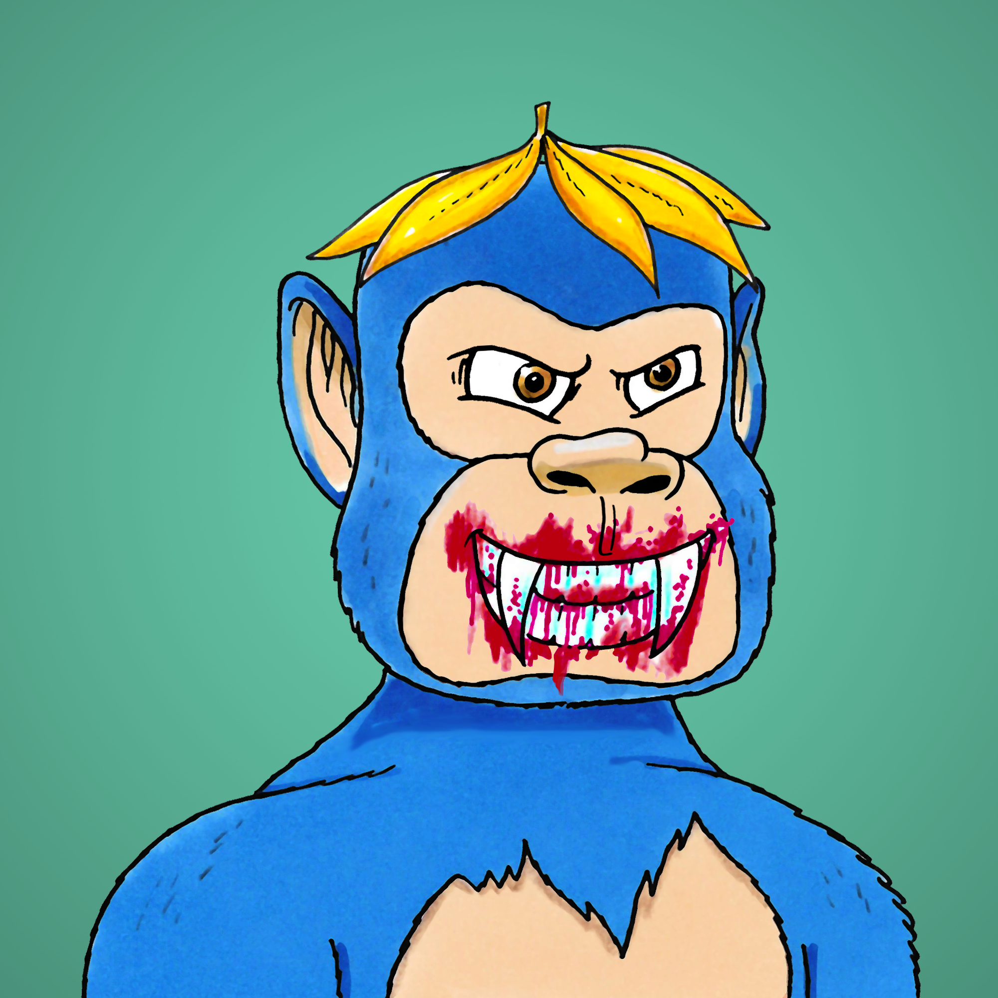 George Trosley - Jungle Freaks - Jungle Freak 1610 - NFT # 1610