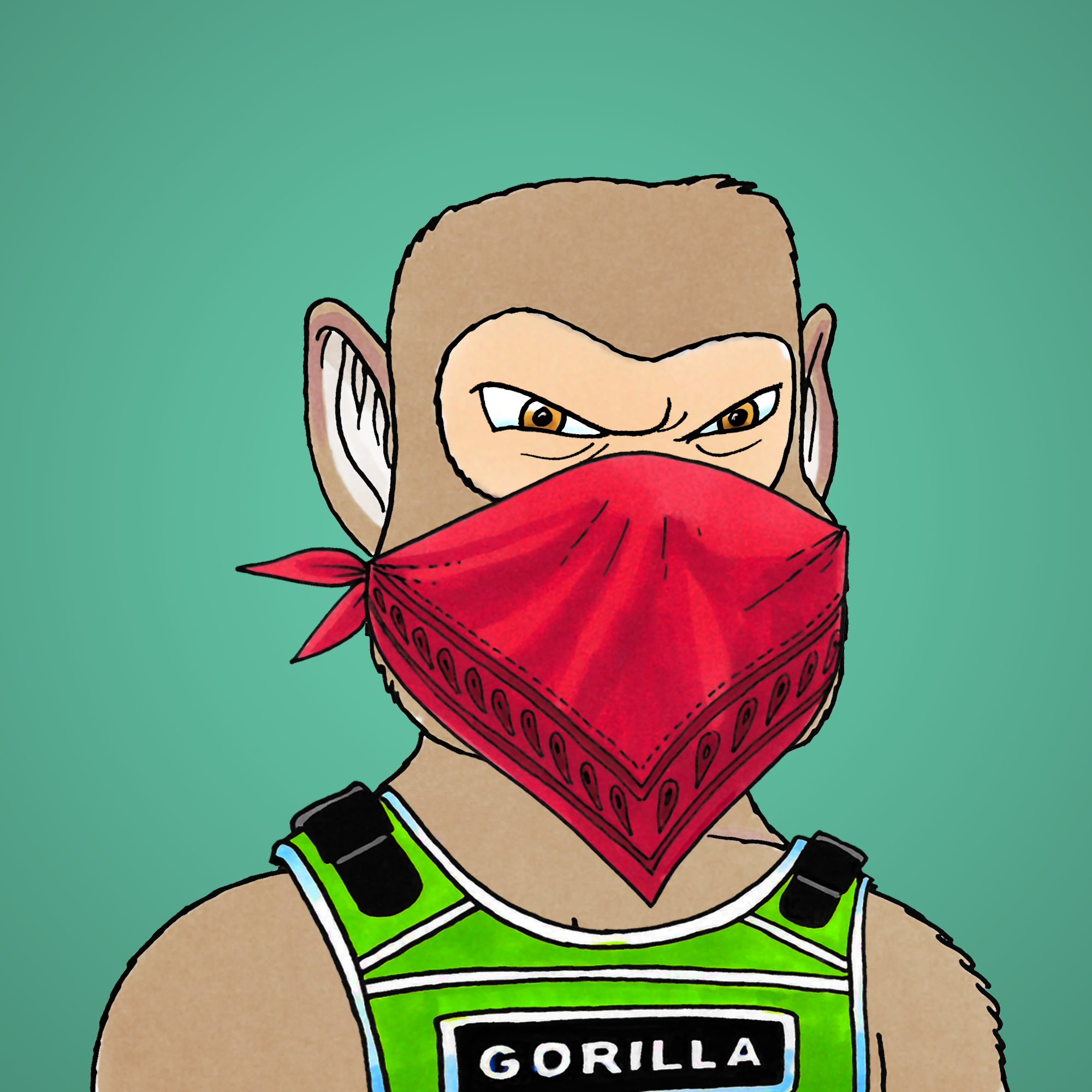 George Trosley - Jungle Freaks - Jungle Freak 1611 - NFT # 1611