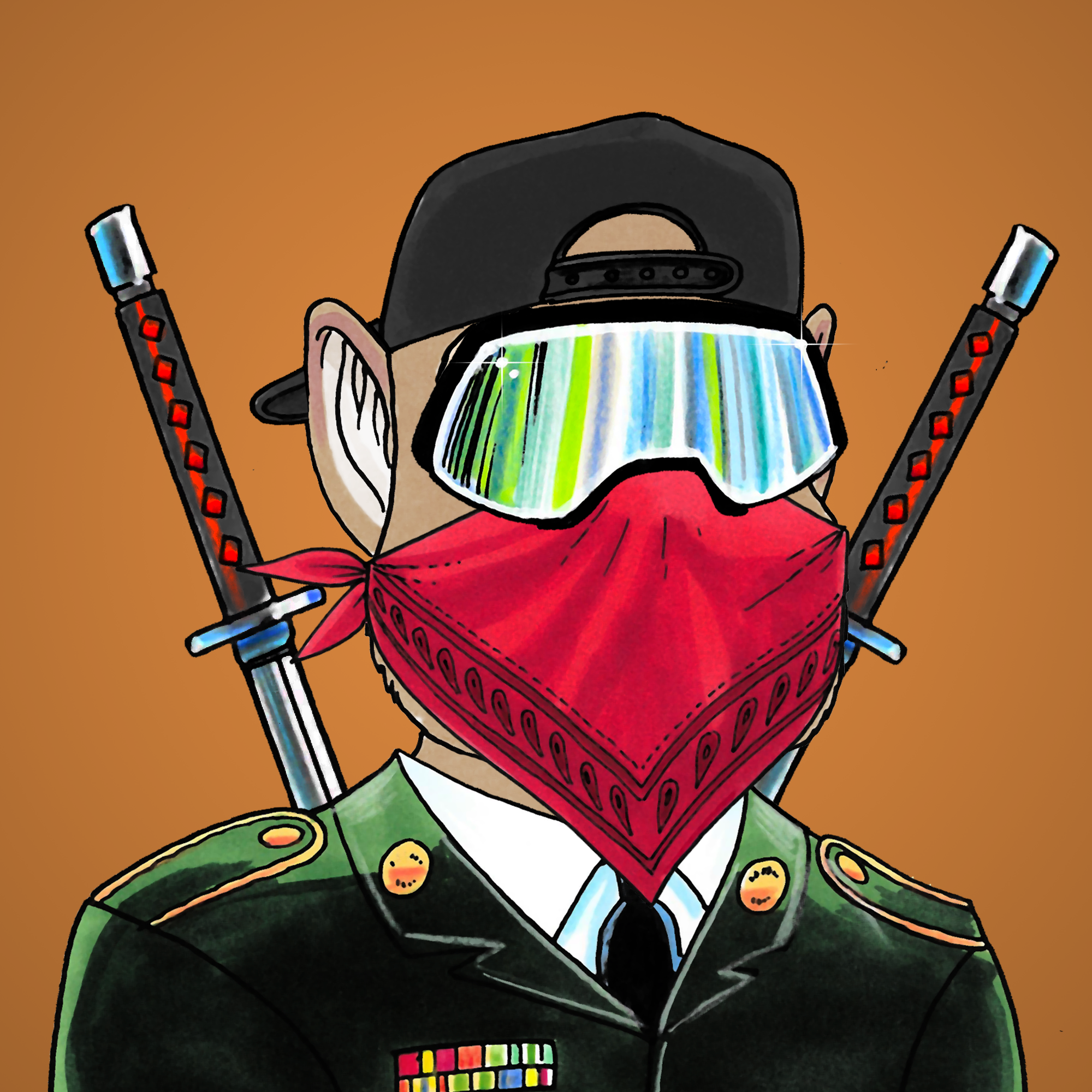 George Trosley - Jungle Freaks - Jungle Freak 1616 - NFT # 1616