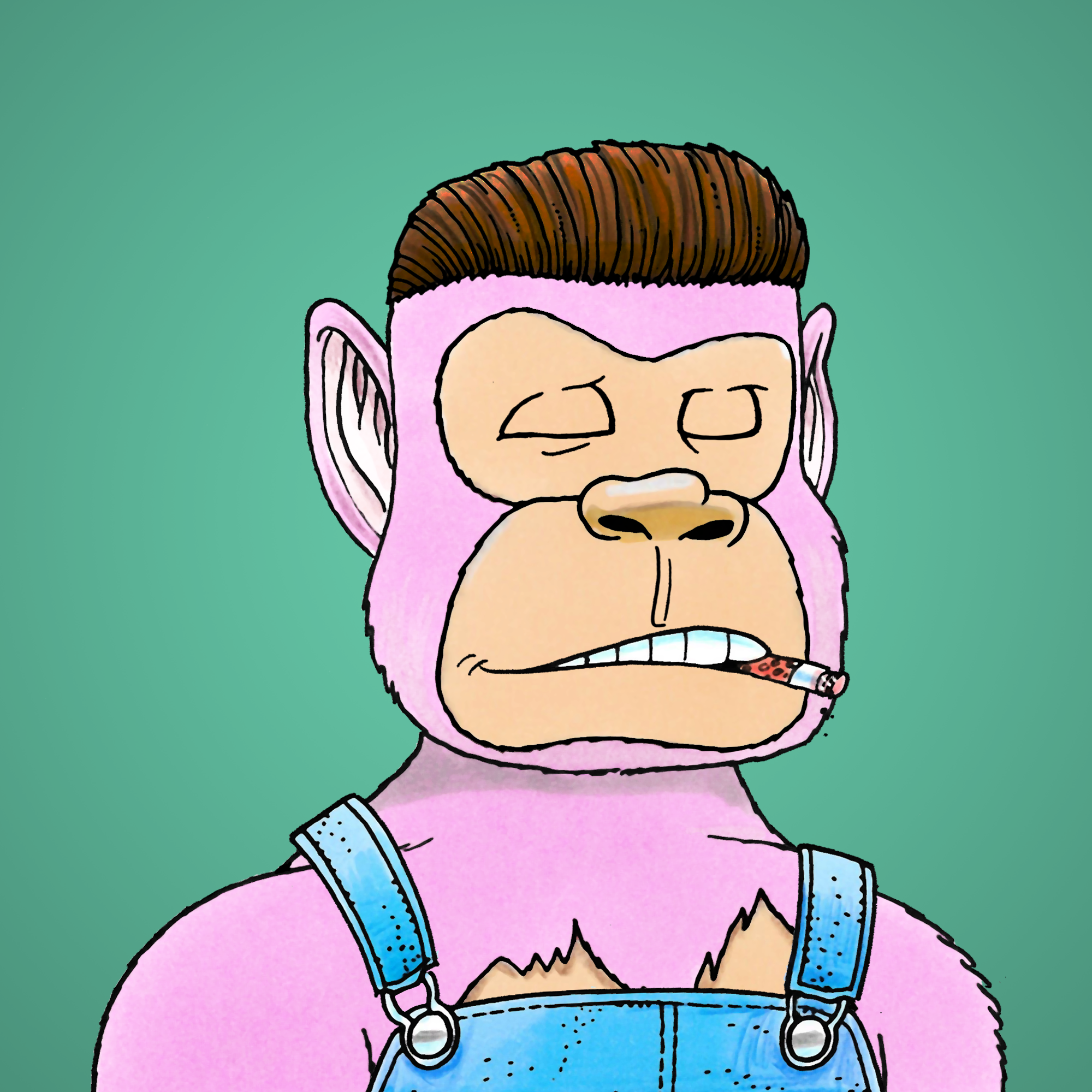 George Trosley - Jungle Freaks - Jungle Freak 1617 - NFT # 1617